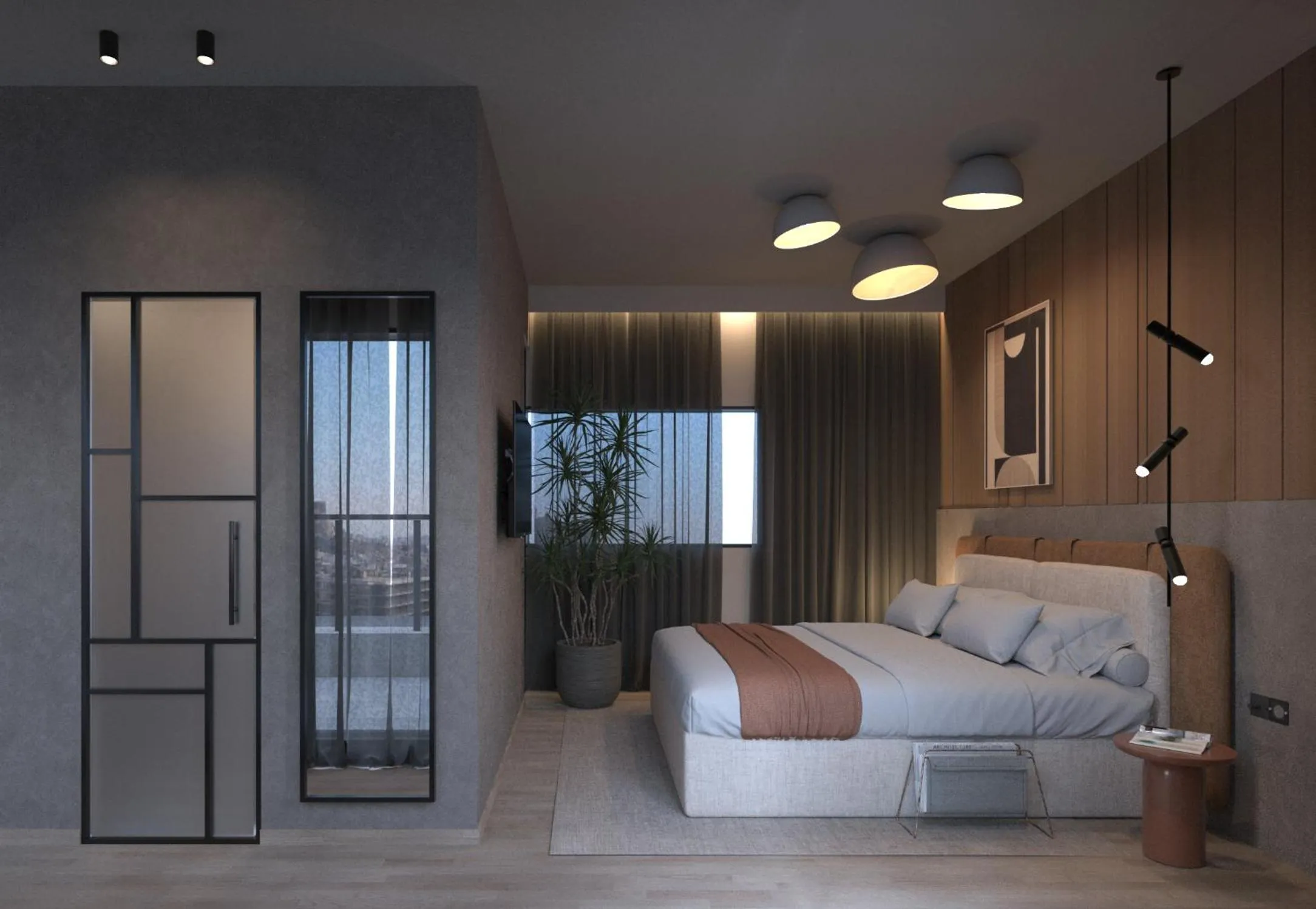 Bed in Acropolis Grid Athens