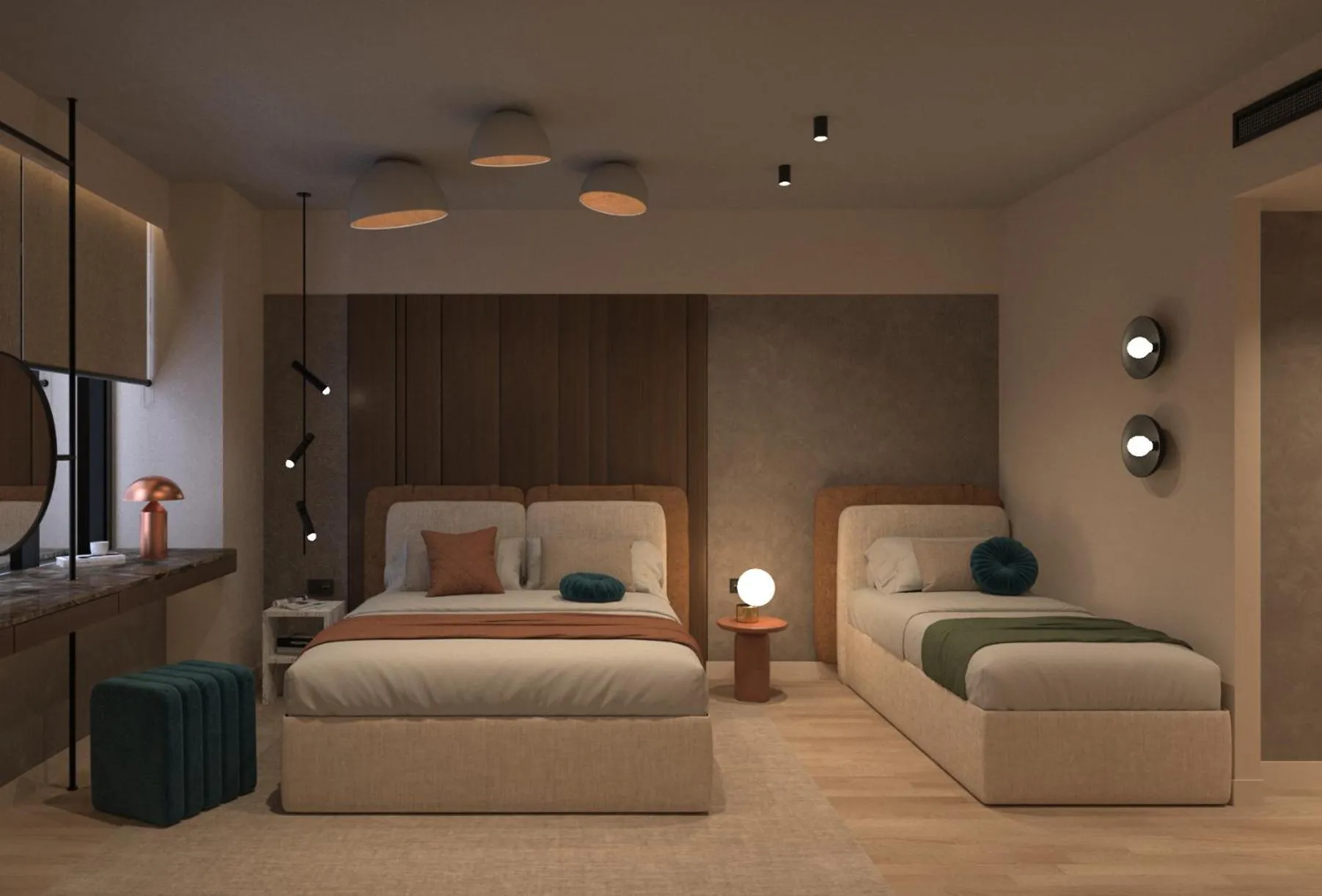 Bed in Acropolis Grid Athens