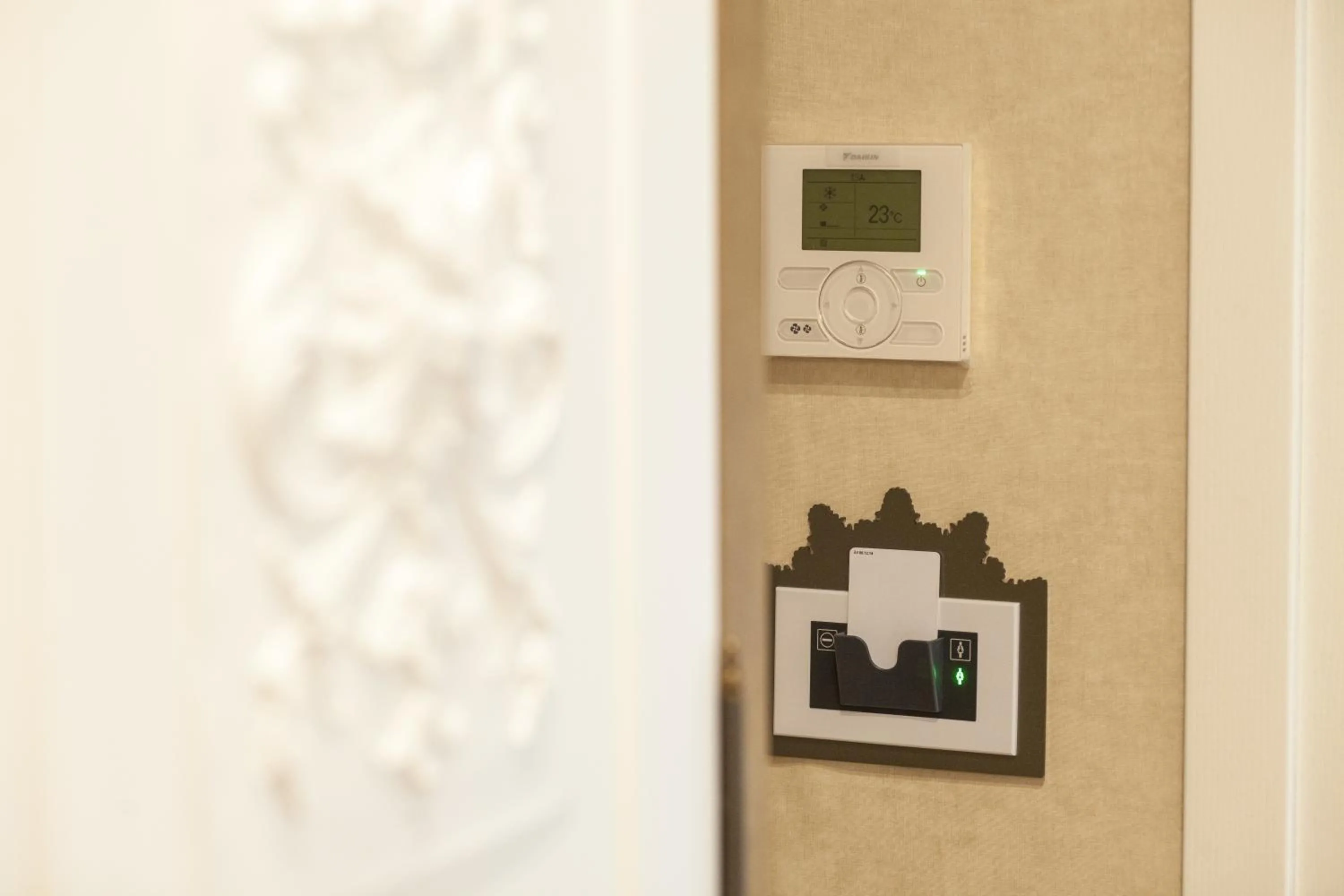 Decorative detail in Hotel Alhambra