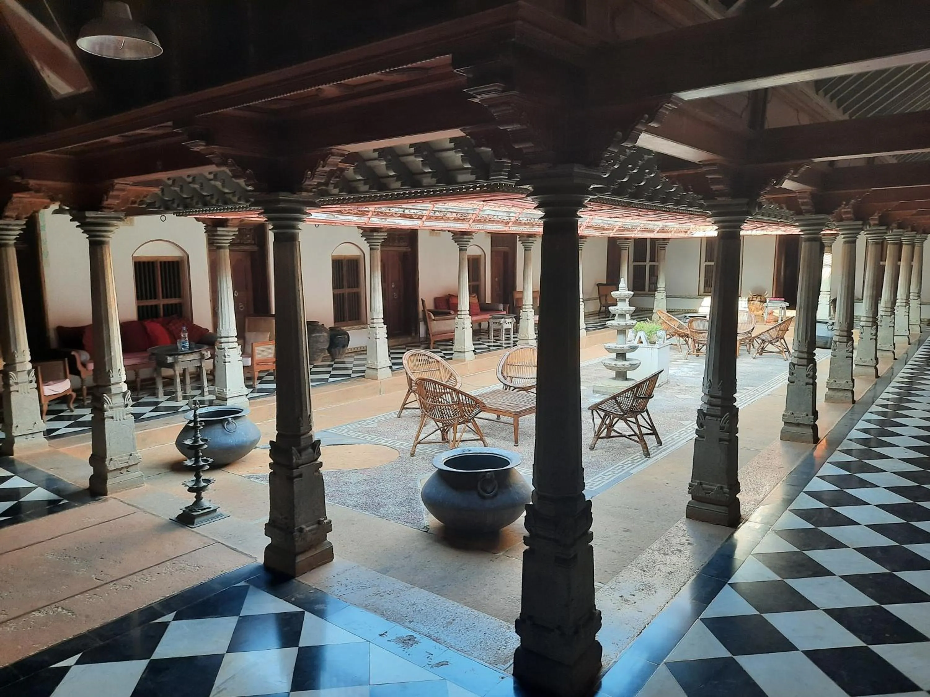 Property building in Saratha Vilas Chettinad