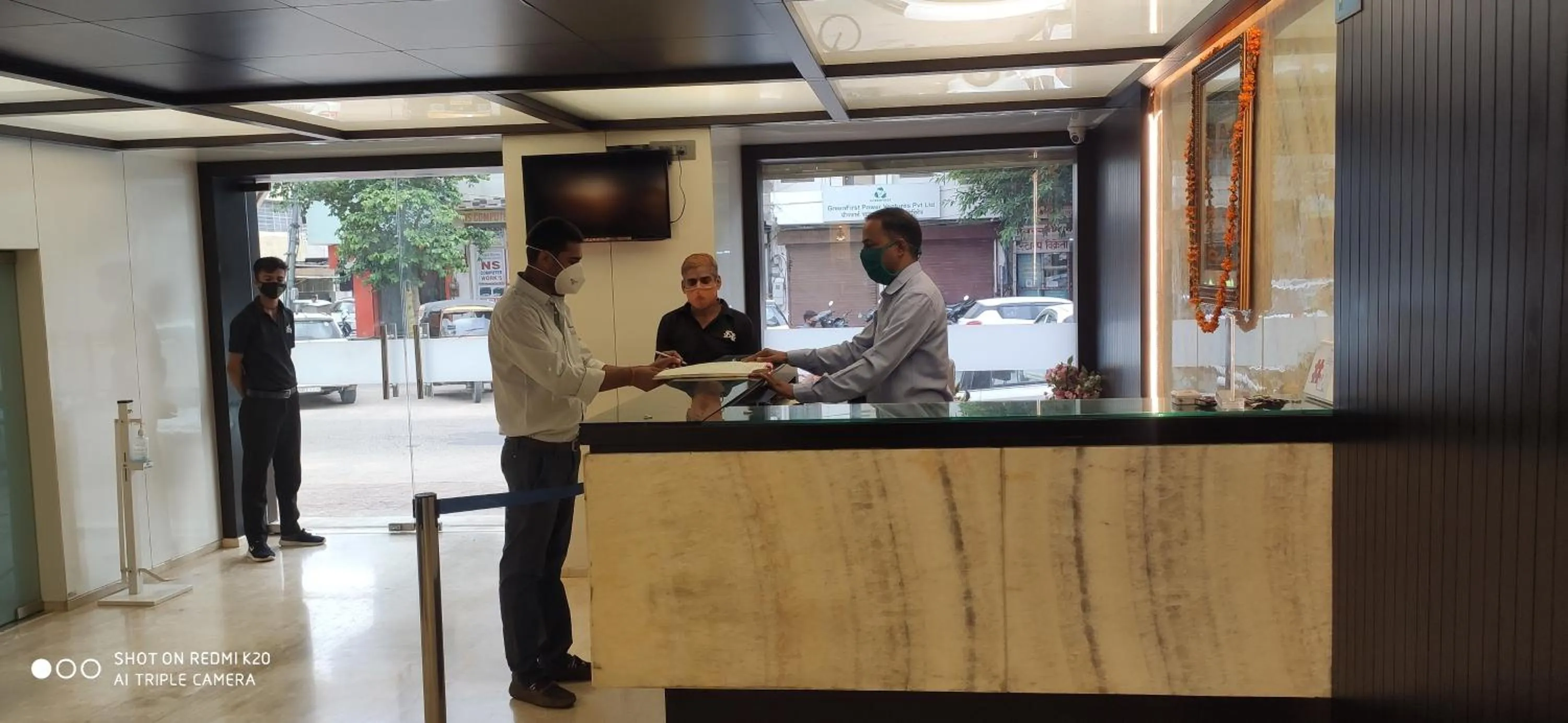 Lobby or reception in Hotel Shyampuriya Palace