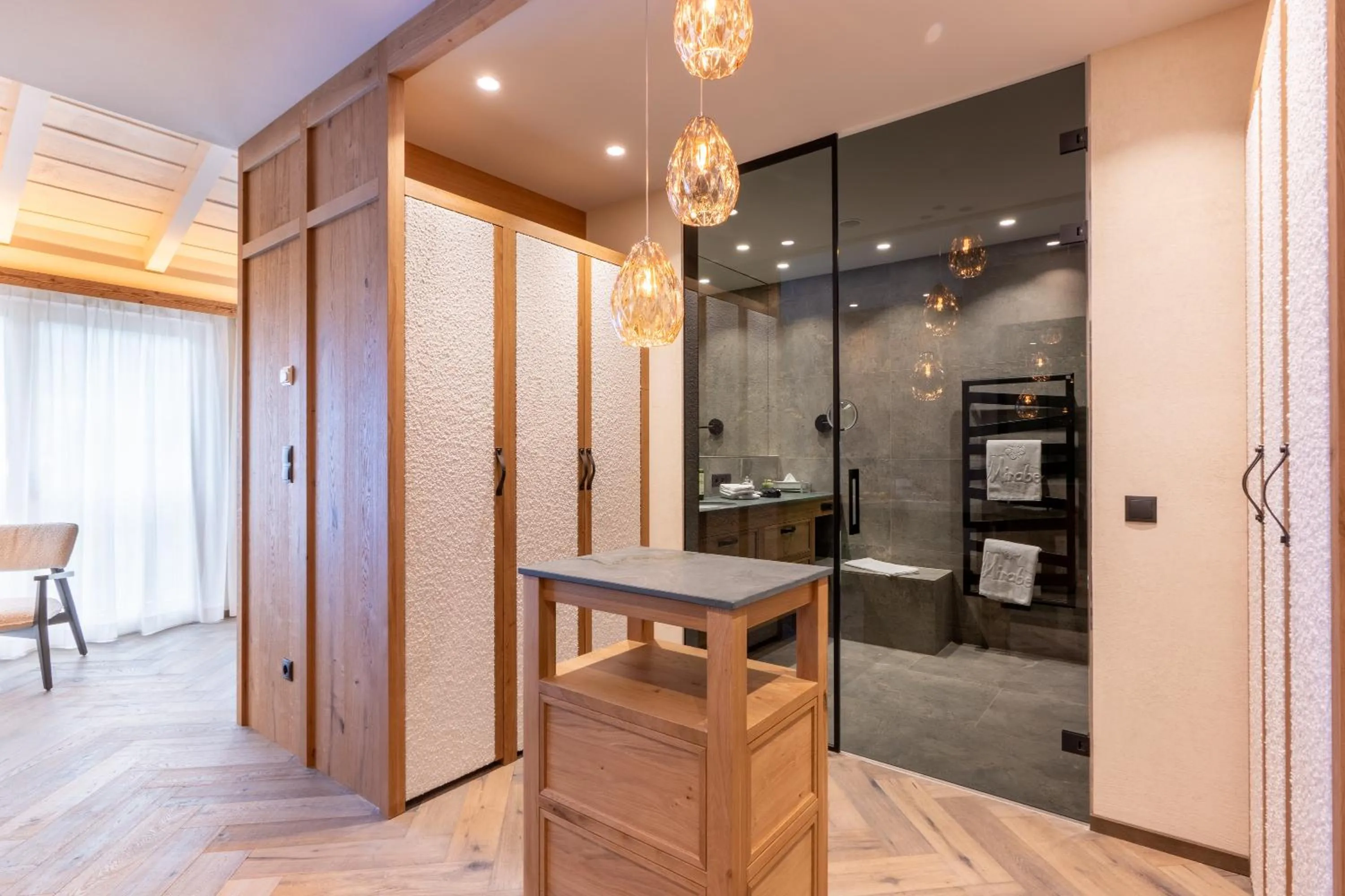 wardrobe in Mirabell Dolomites Hotel - Luxury Ayurveda & Spa