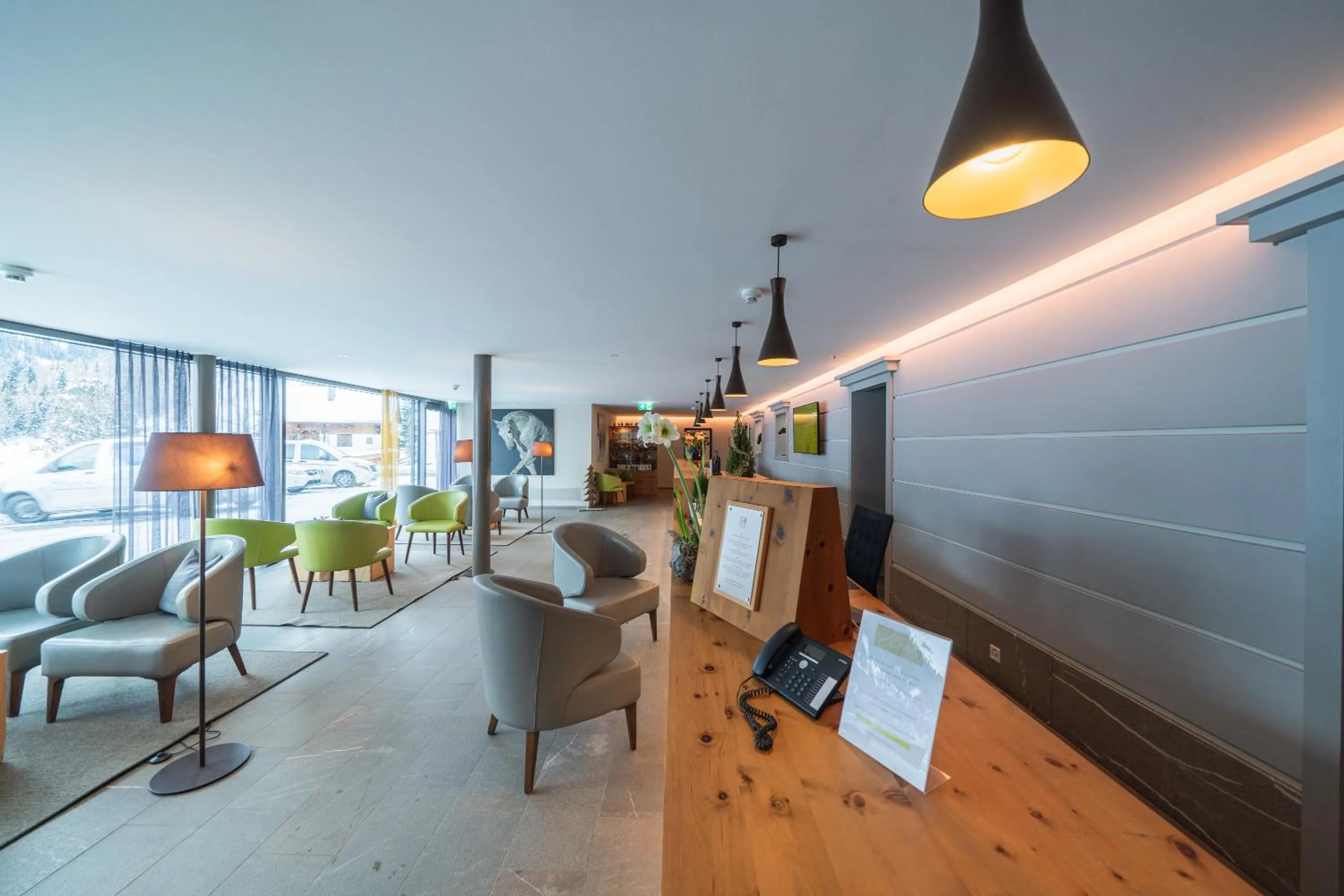 Lobby or reception in The Alpina Mountain Resort