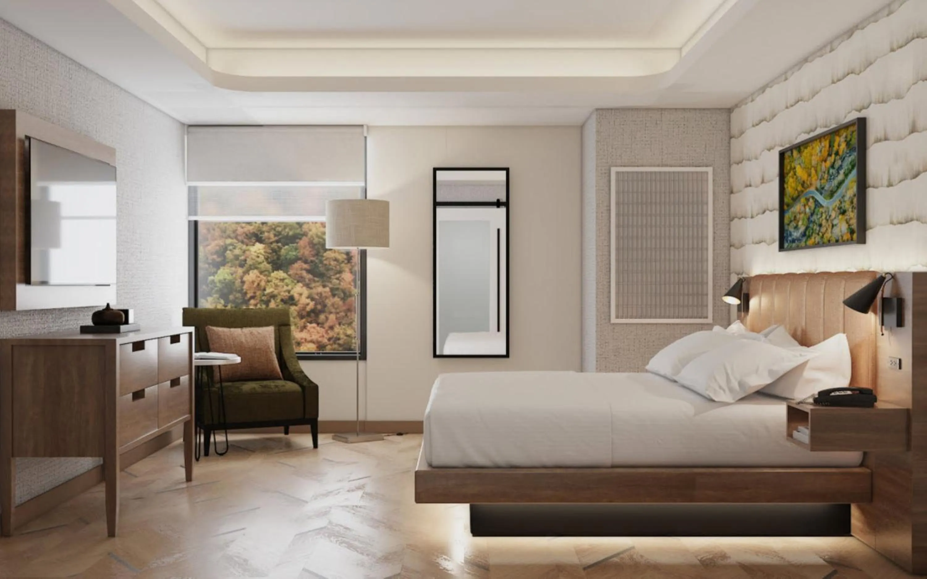 Photo of the whole room, Bed in Hotel Indigo Gatlinburg Downtown by IHG