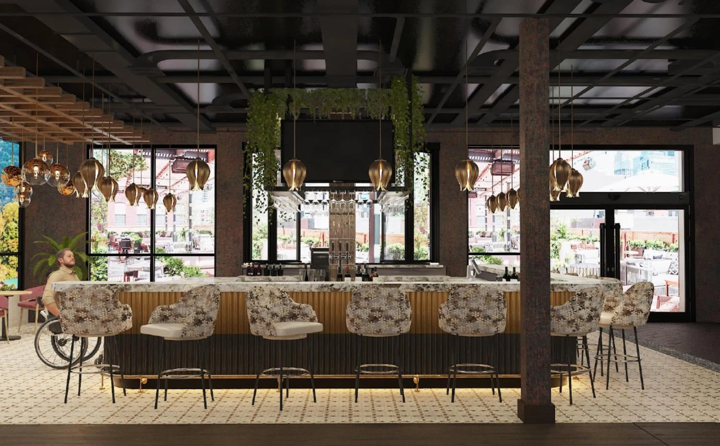 Lounge or bar in Hotel Indigo Gatlinburg Downtown by IHG