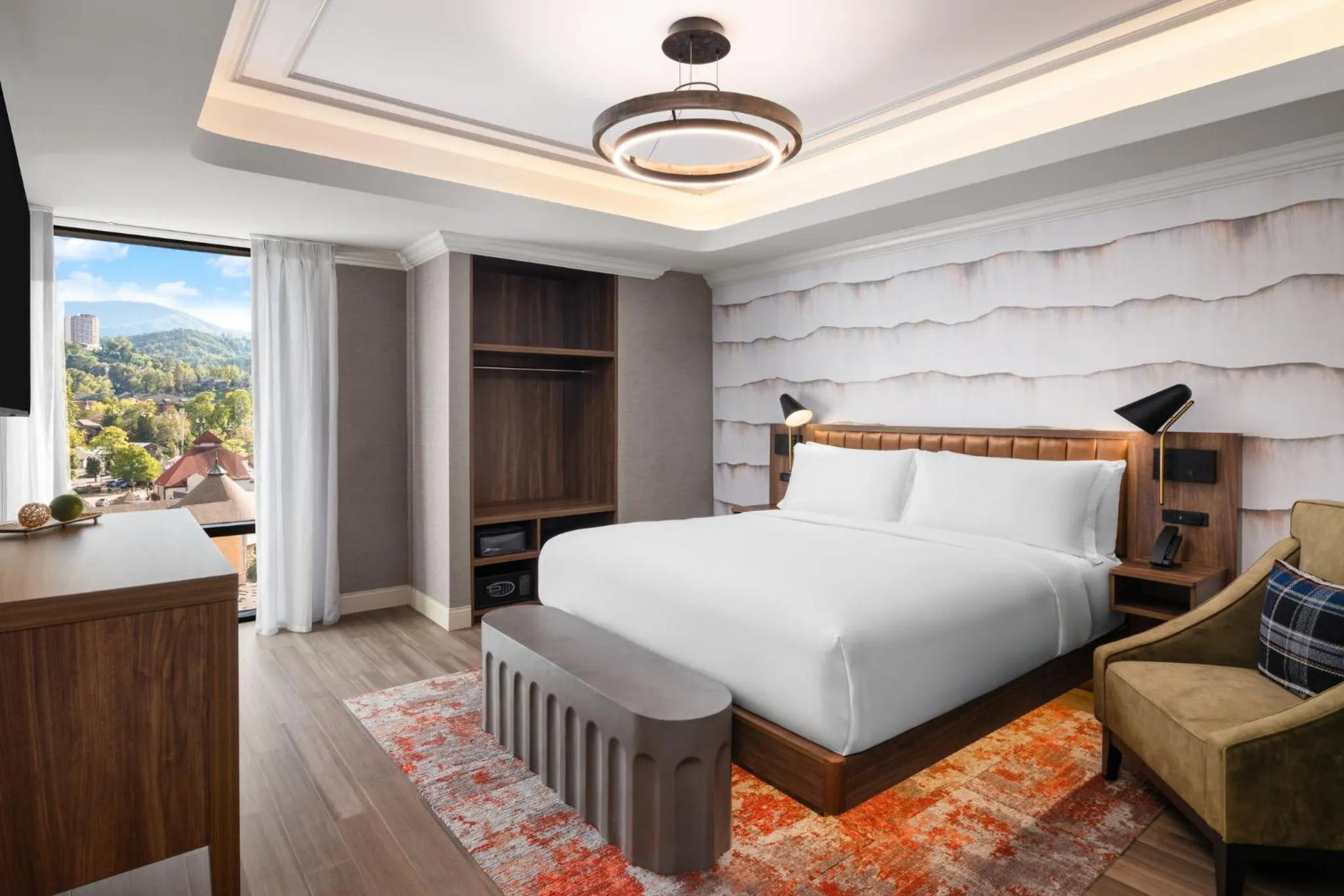 Photo of the whole room, Bed in Hotel Indigo Gatlinburg Downtown by IHG