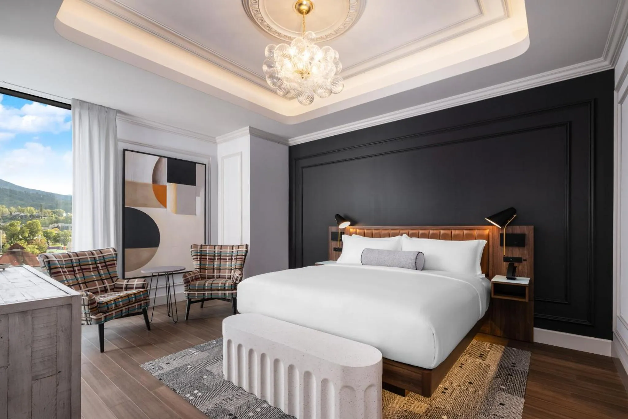 Photo of the whole room, Bed in Hotel Indigo Gatlinburg Downtown by IHG