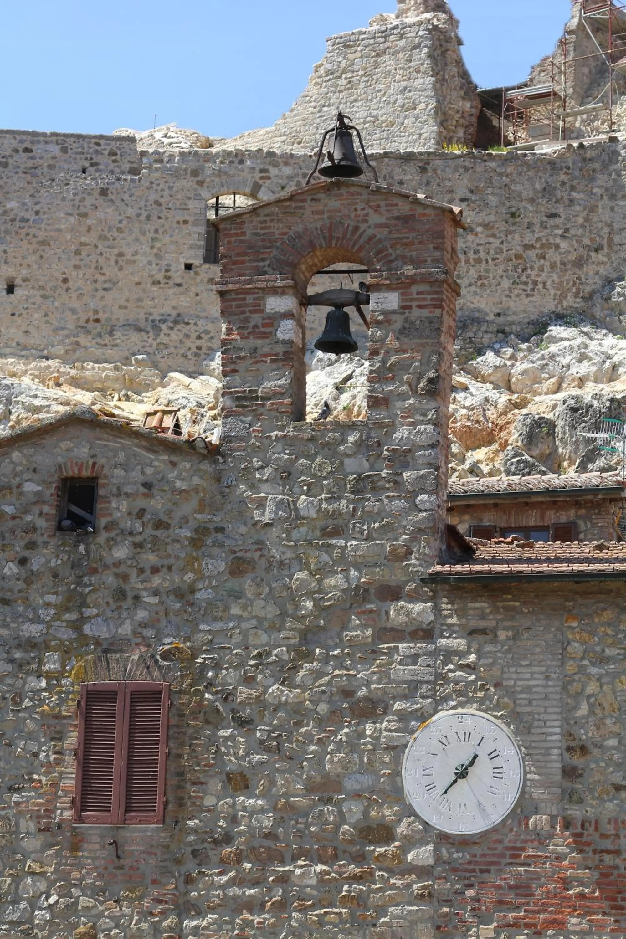 On site in La Terrazza sulla Val d'Orcia