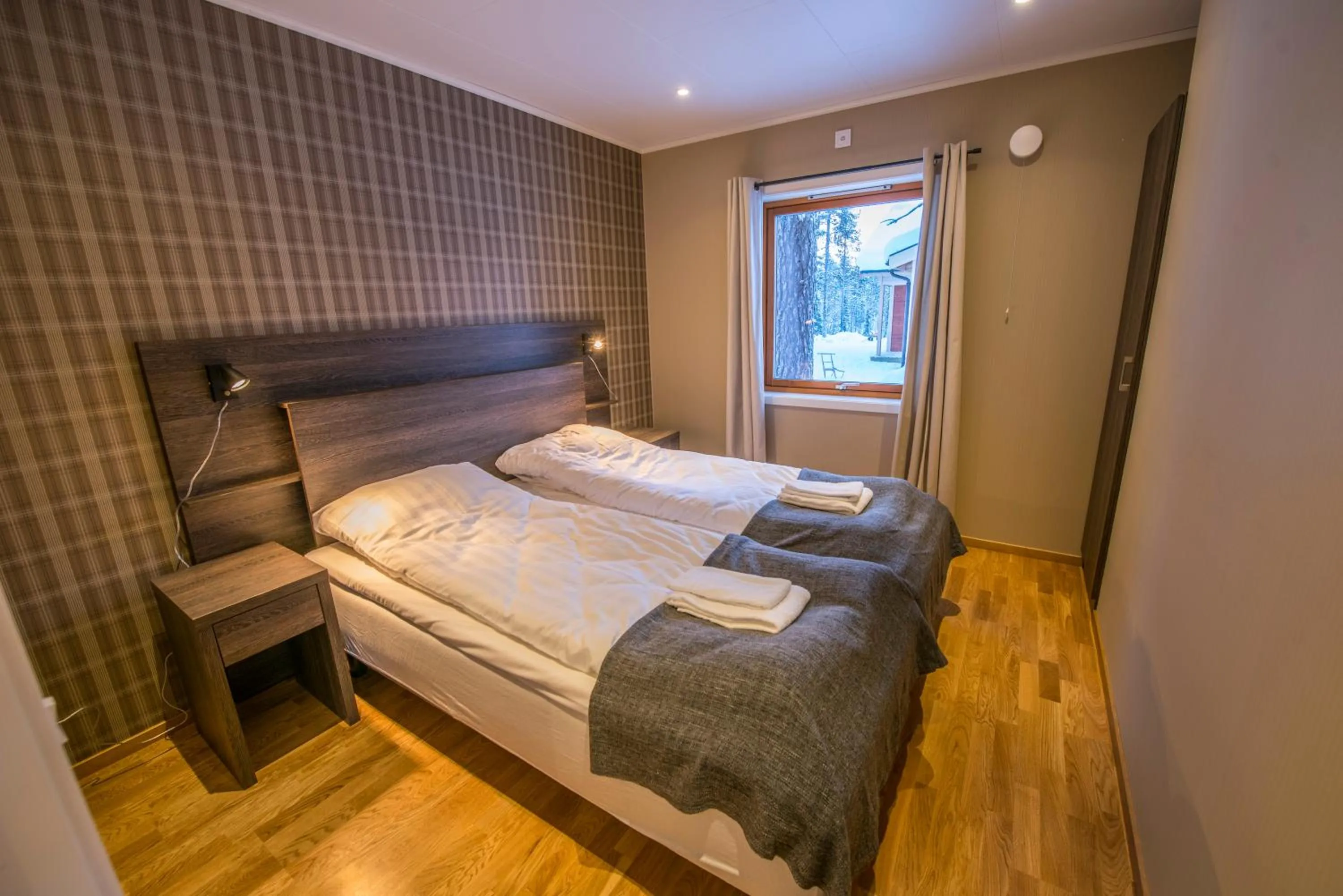 Bed in Pinetree Lodge