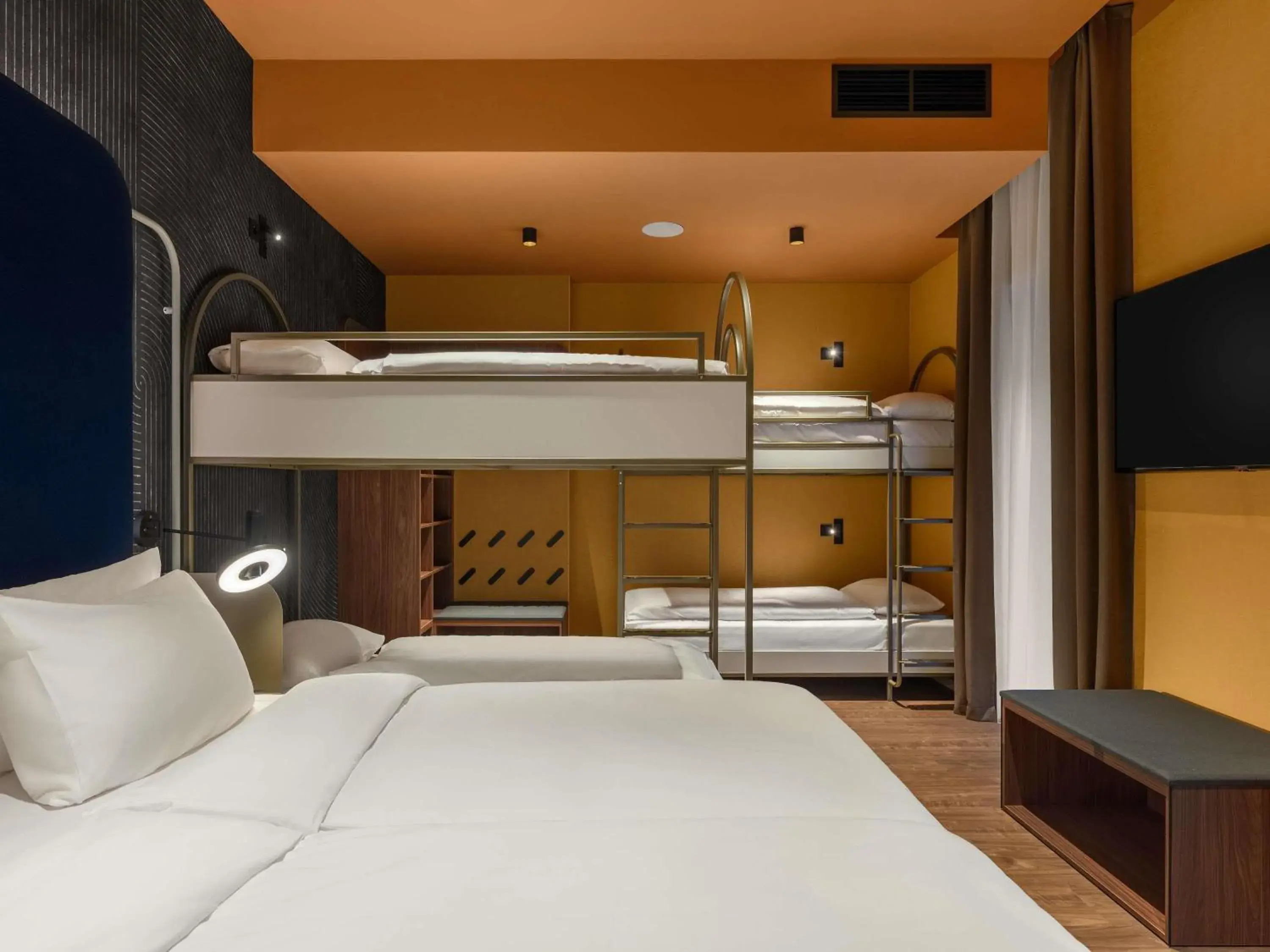 Apartment with One Double Bed and Two Bunk Beds in You Hotel Budapest - Handwritten Collection Apartment with One Double Bed and Two Bunk Beds in You Hotel Budapest - Handwritten Collection