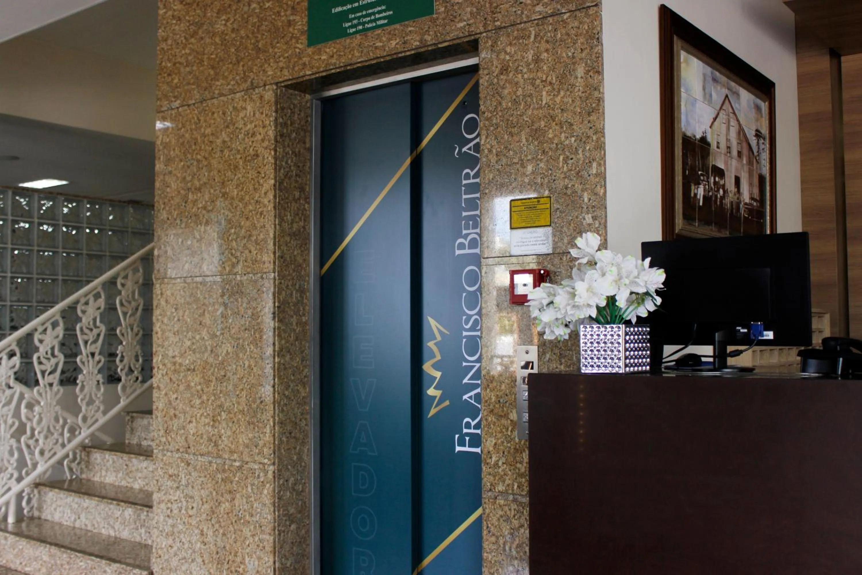 Lobby or reception in Francisco Beltrão Palace Hotel