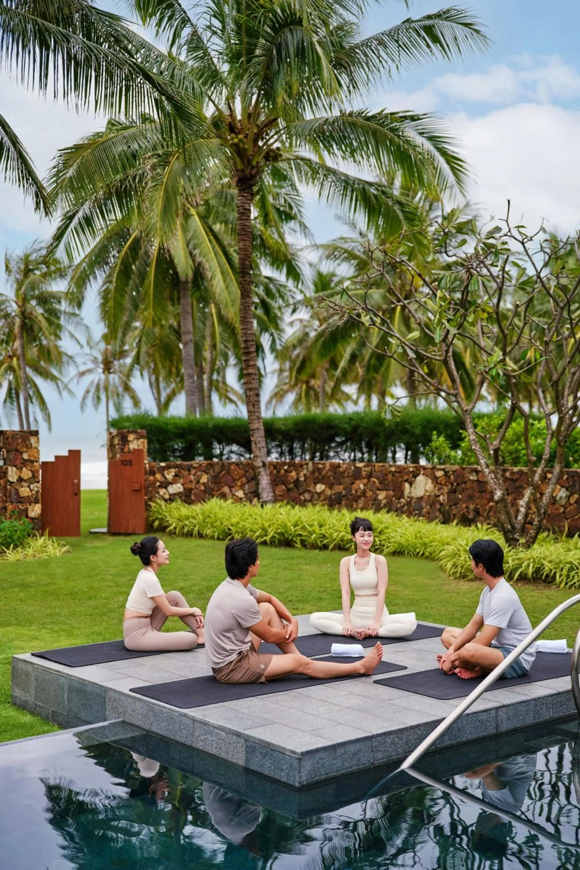 Swimming pool in JW Marriott Cam Ranh Bay Resort & Spa