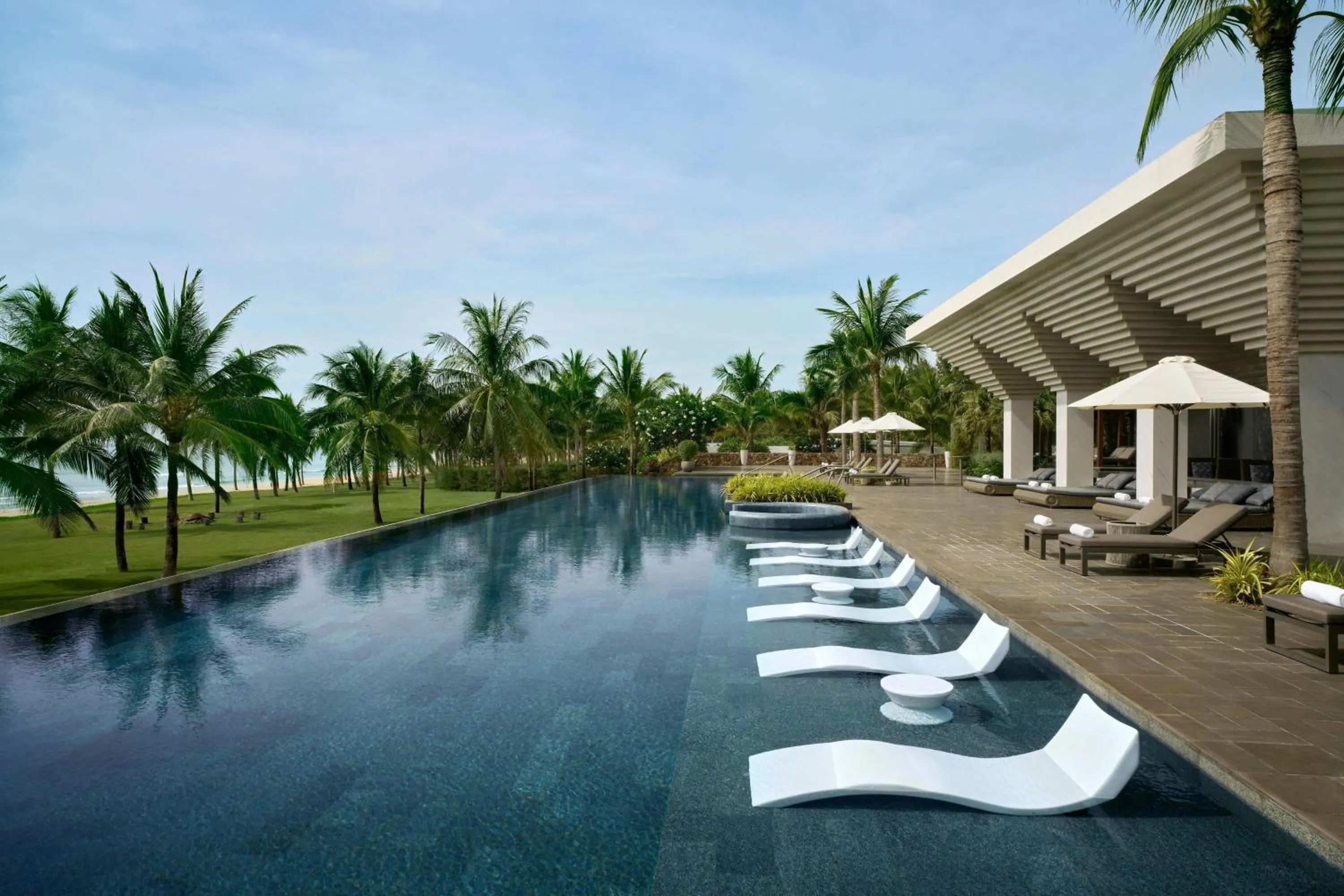 Swimming pool in JW Marriott Cam Ranh Bay Resort & Spa