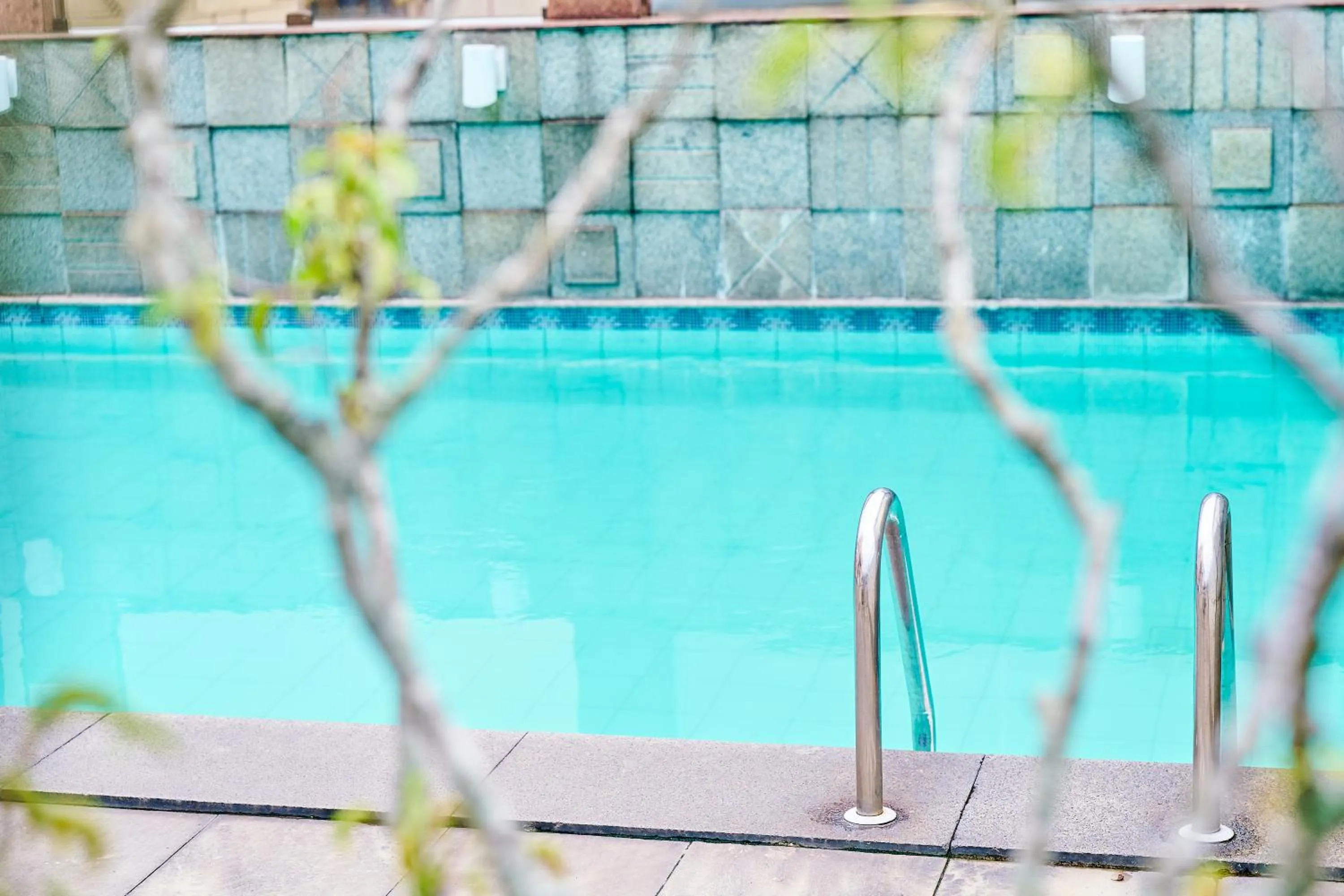 Swimming pool in South American Copacabana Hotel