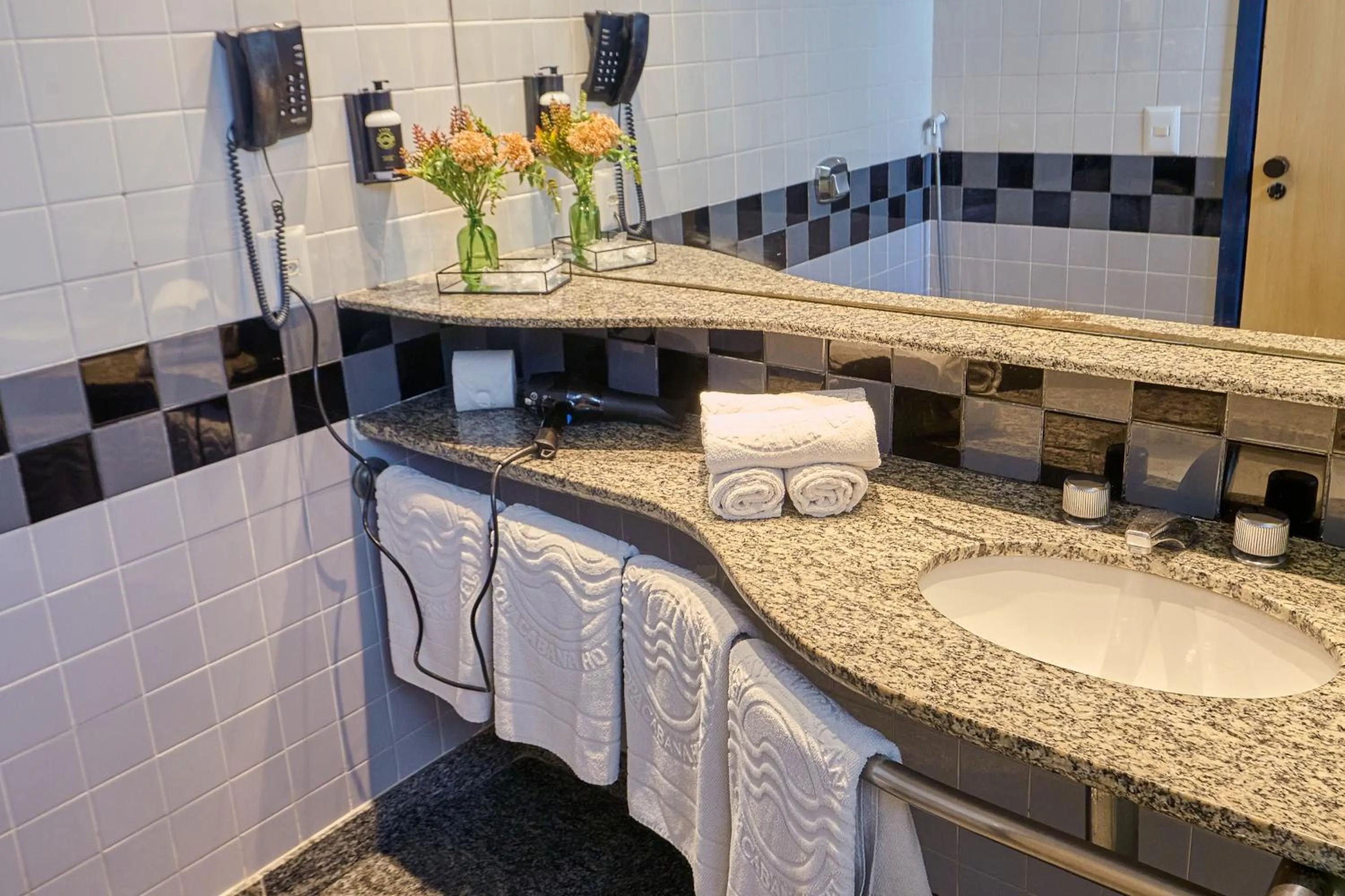 Bathroom in South American Copacabana Hotel