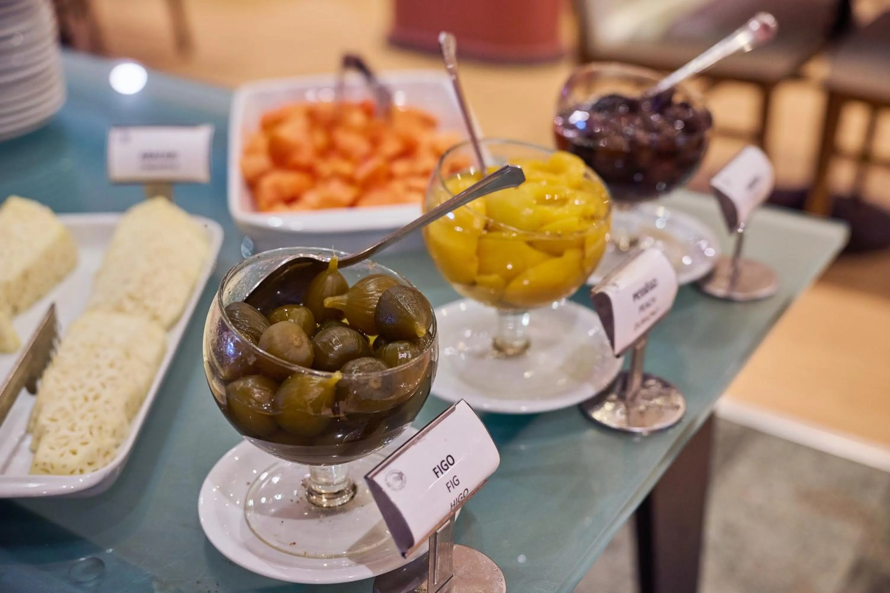 Breakfast in South American Copacabana Hotel