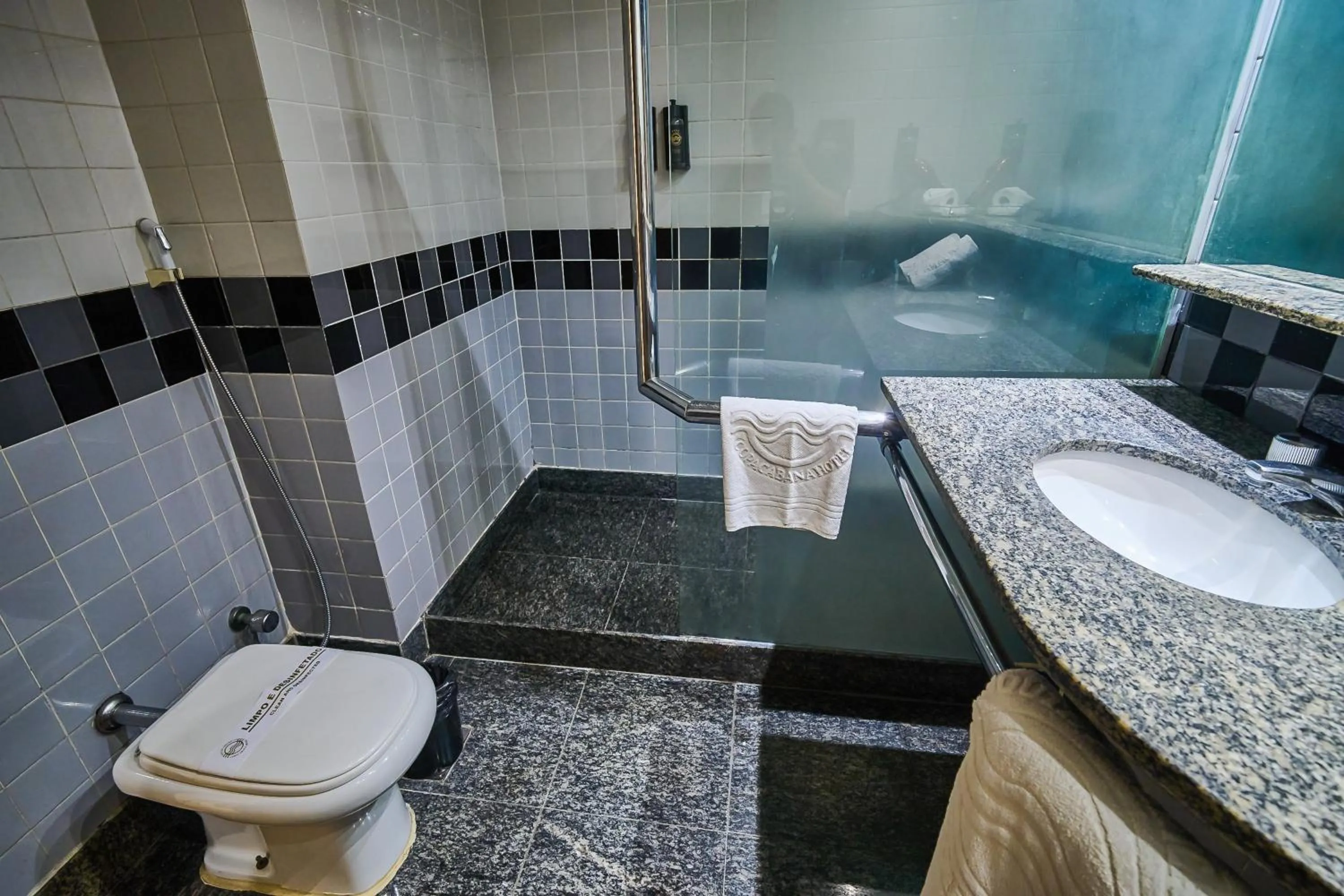 Bathroom in South American Copacabana Hotel