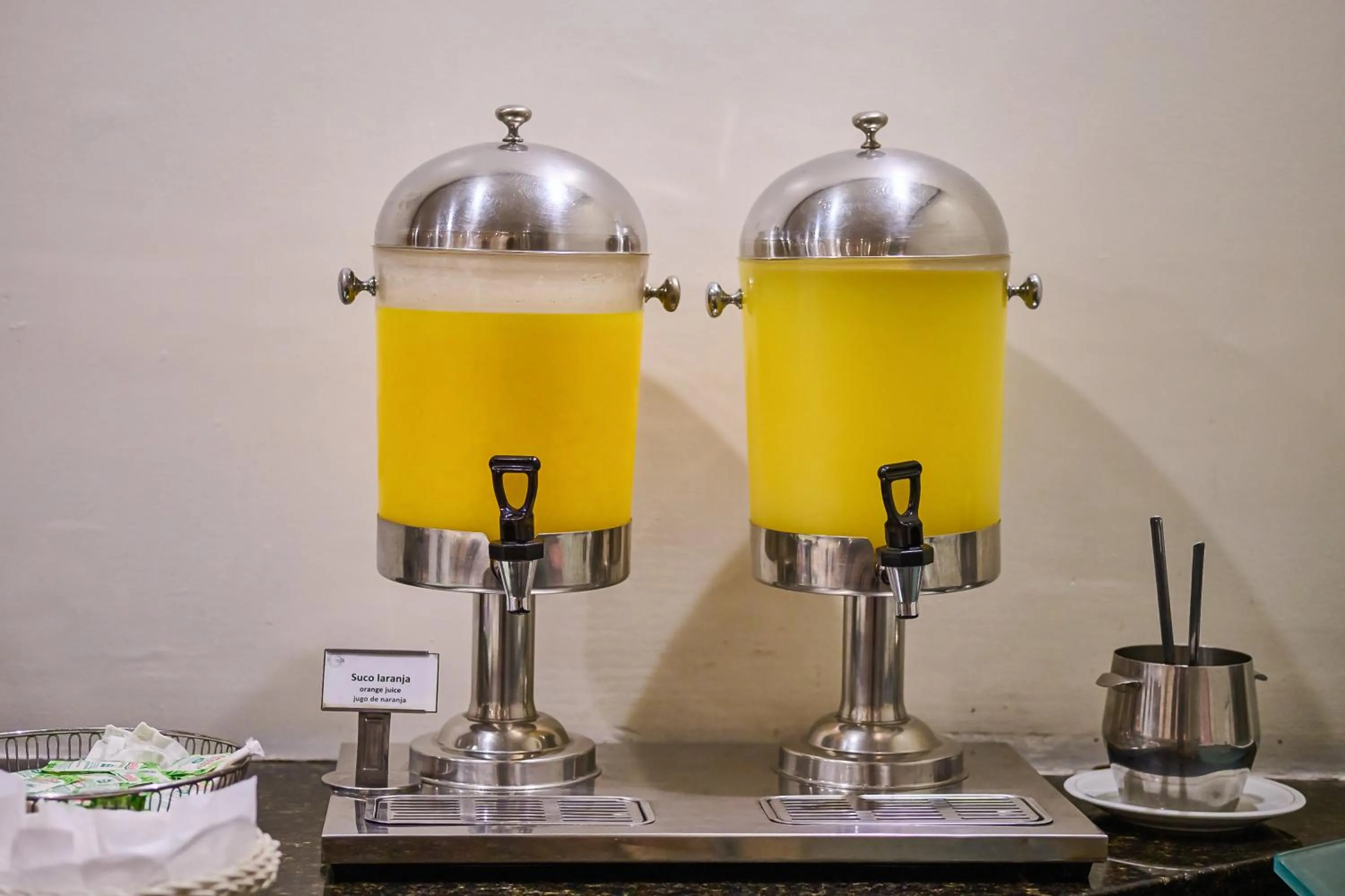 Breakfast in South American Copacabana Hotel