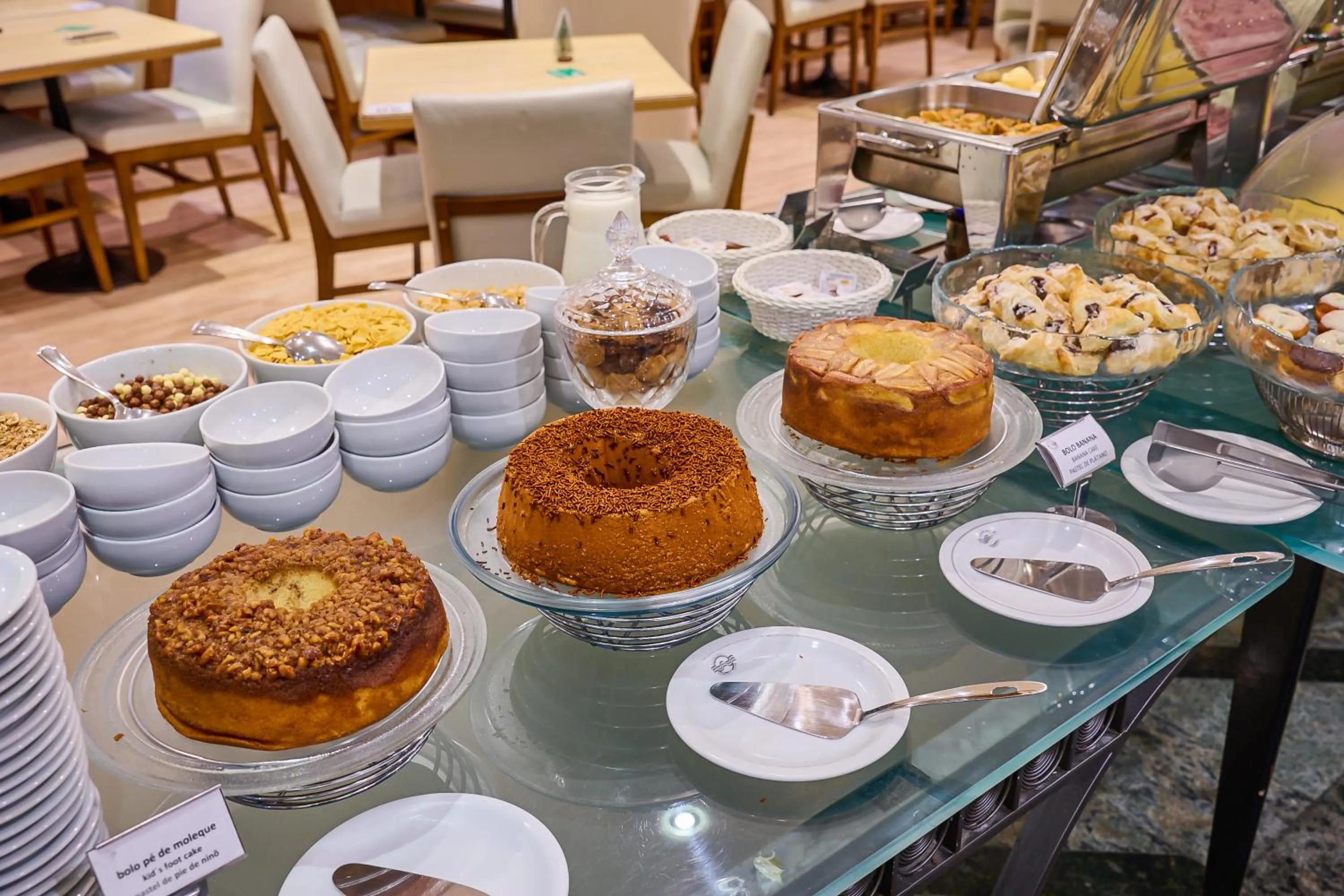 Breakfast in South American Copacabana Hotel