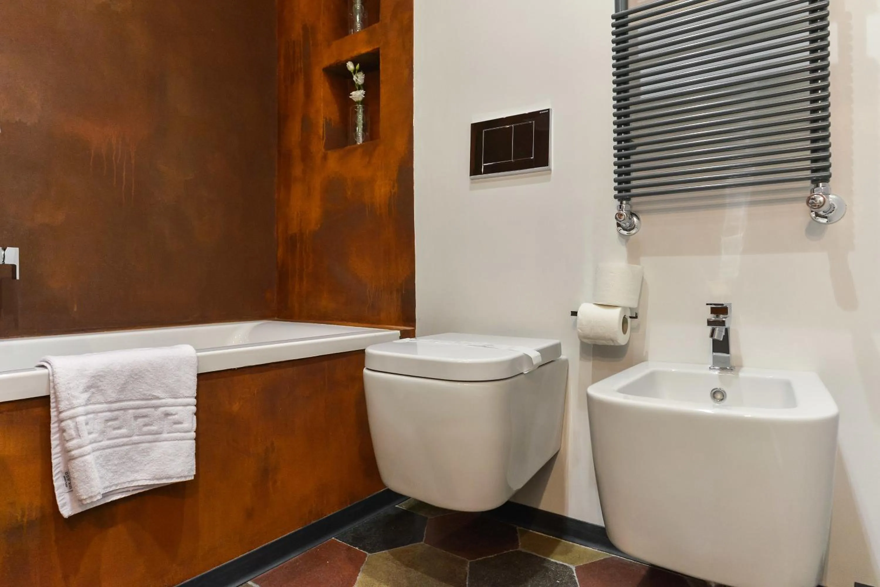 Bathroom in EVE Luxury Apartments Pantheon