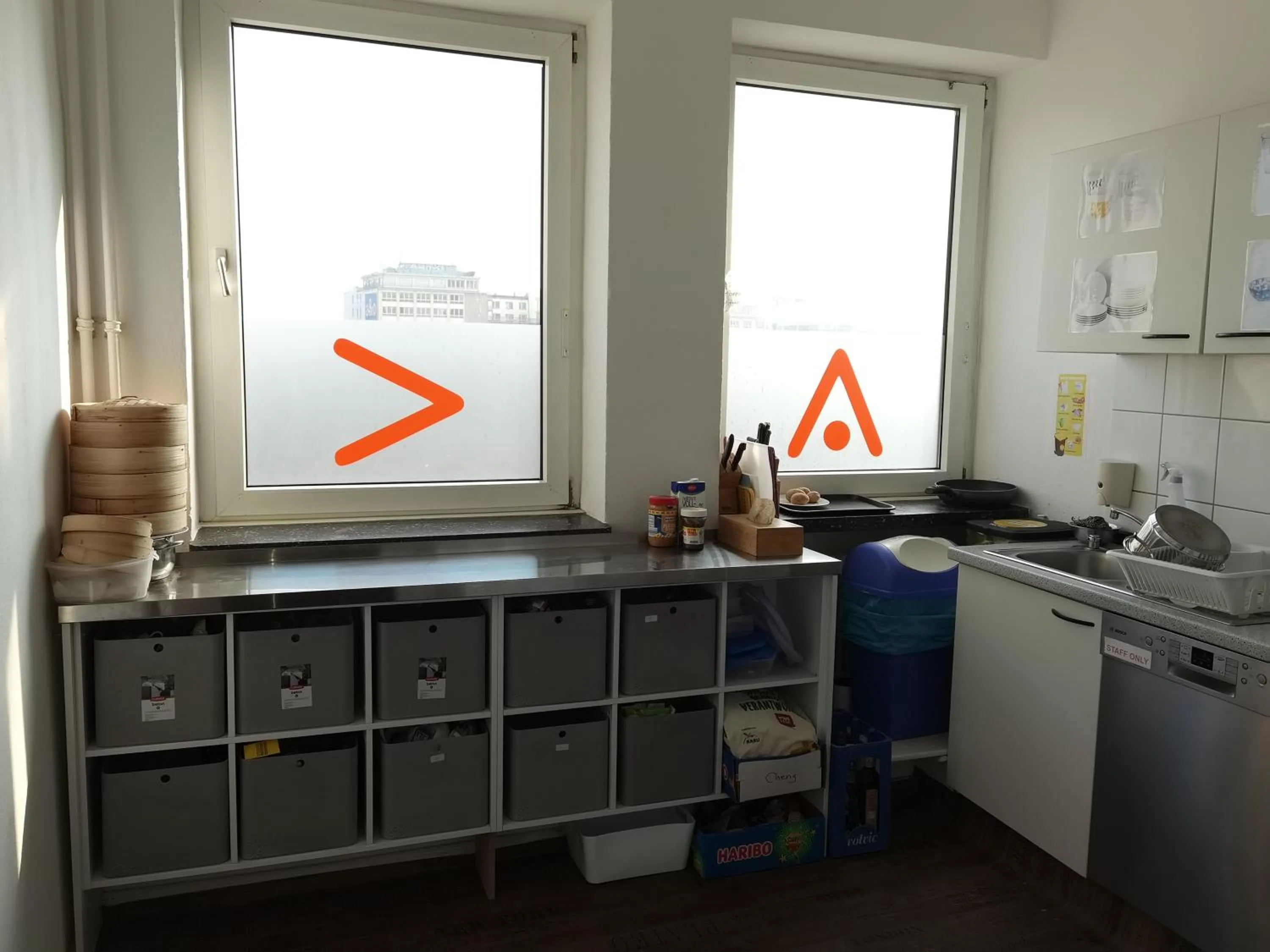 Kitchen or kitchenette in MAC City Hostel