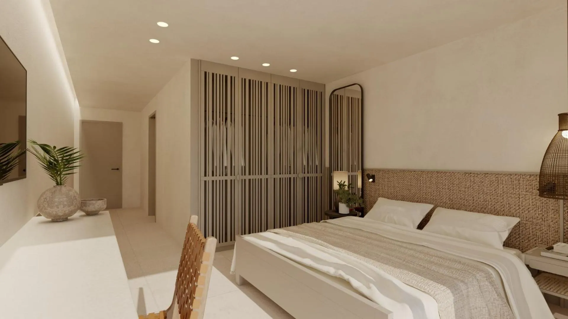 Bed in Hotel Sahara Playa