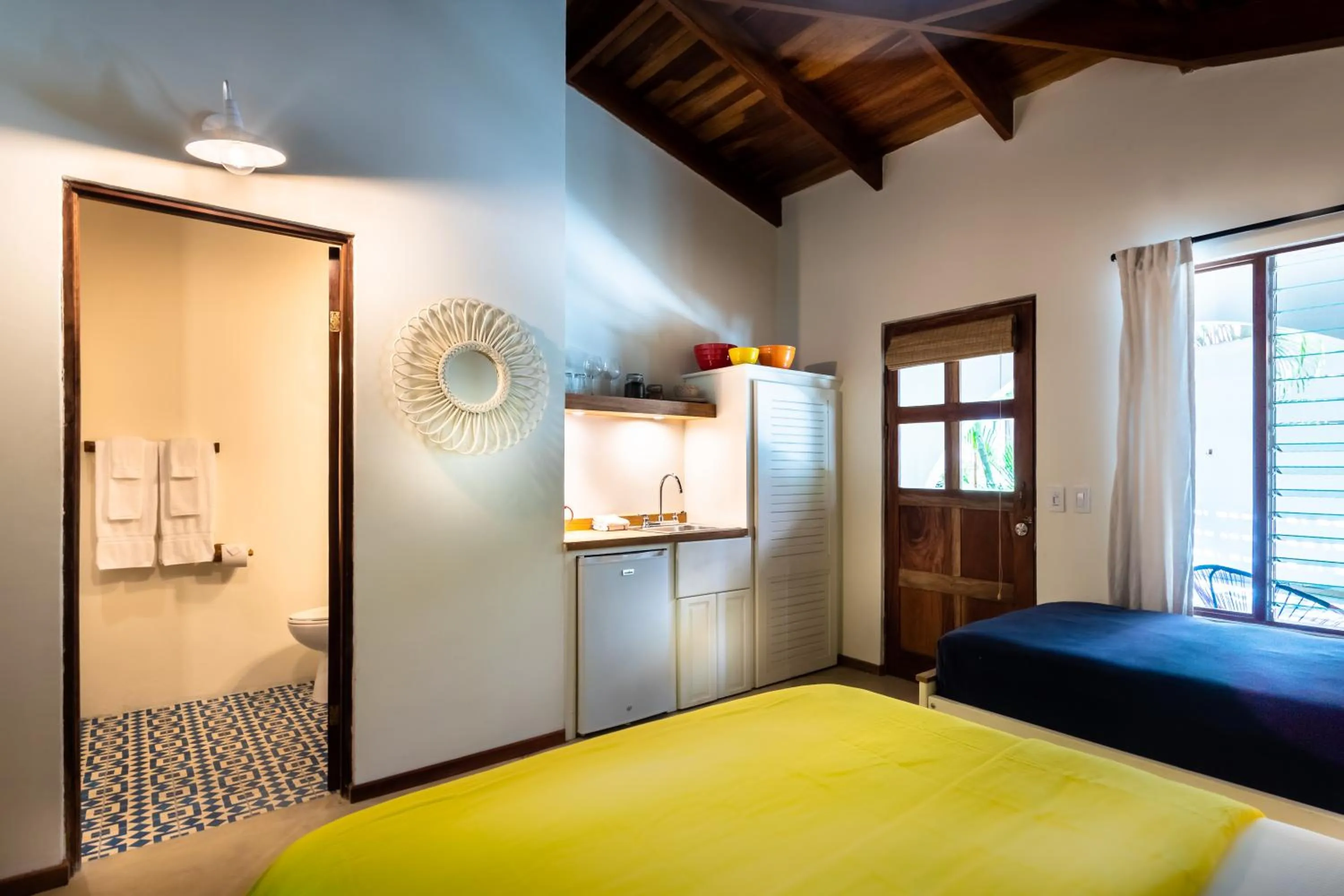 Bed in The Sunset Shack