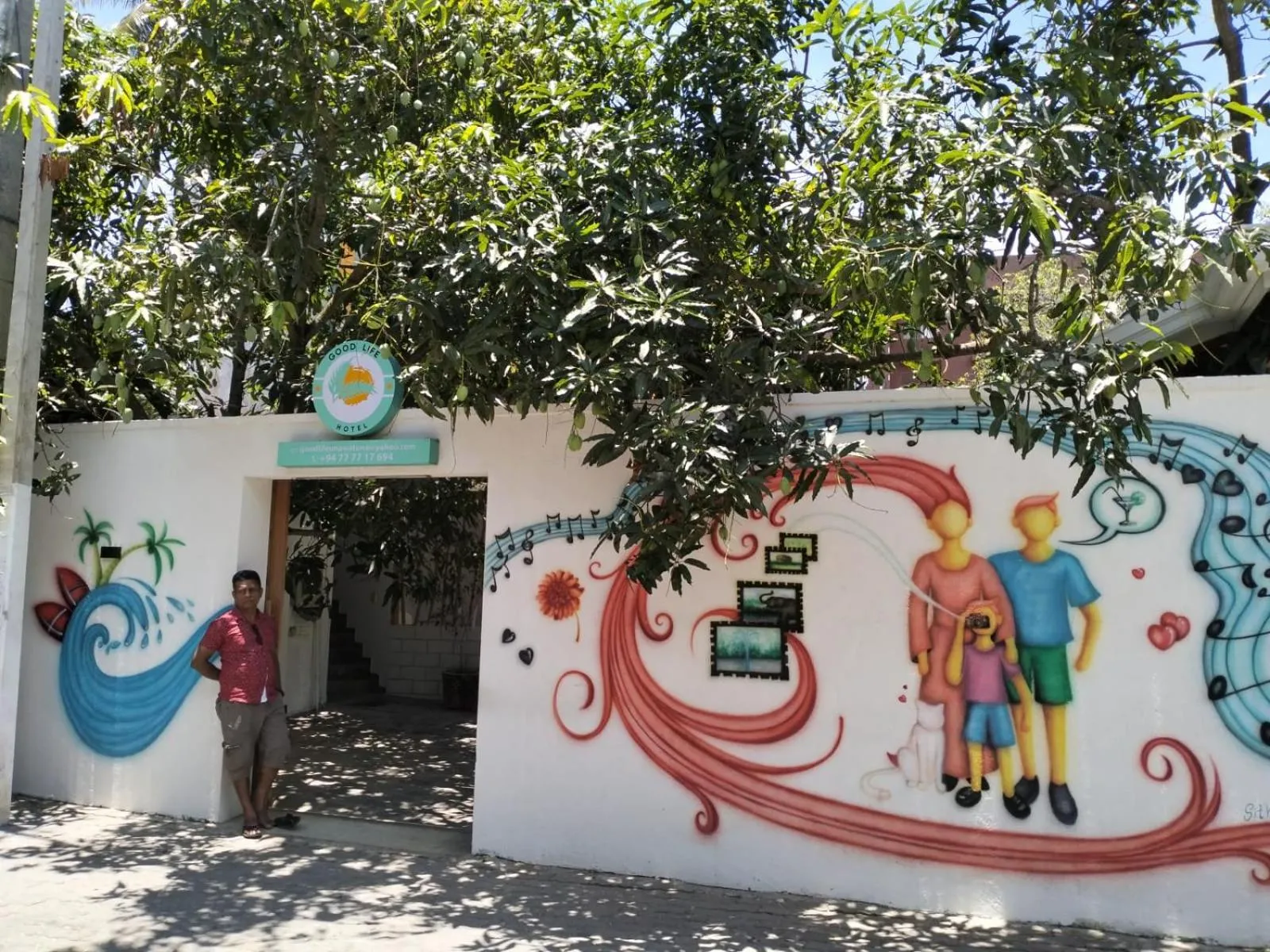 Facade/entrance in Hotel Good Life Unawatuna
