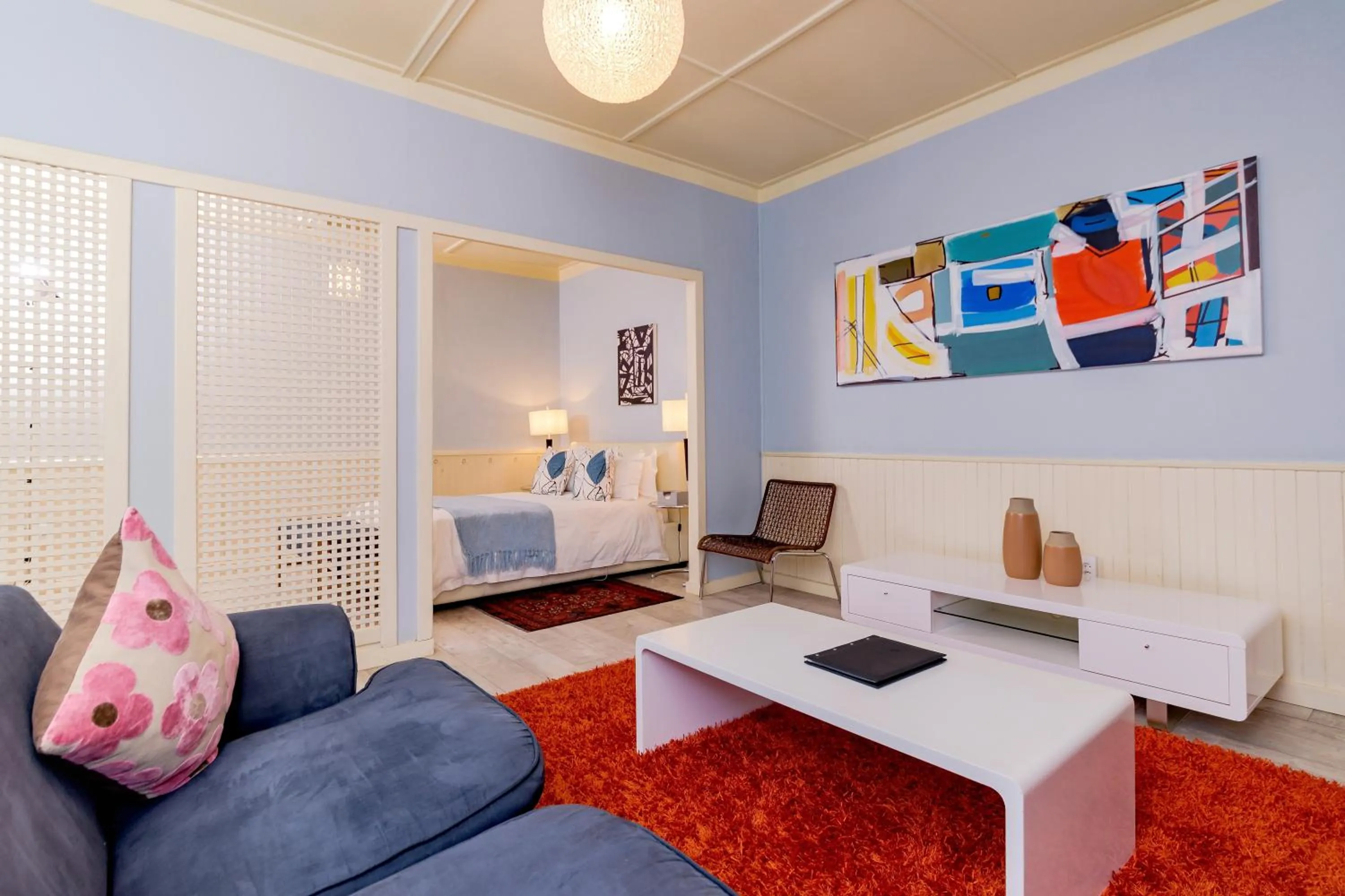 Living room, Bed in Villa Margherita