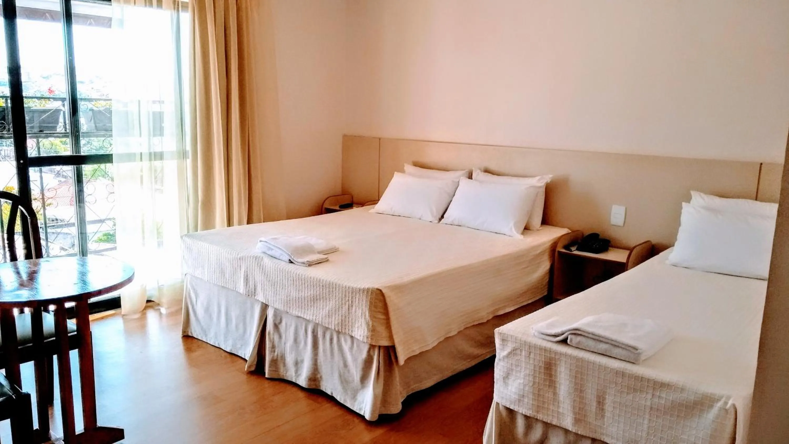 Bed in Vespasiano Hotel Telêmaco Borba