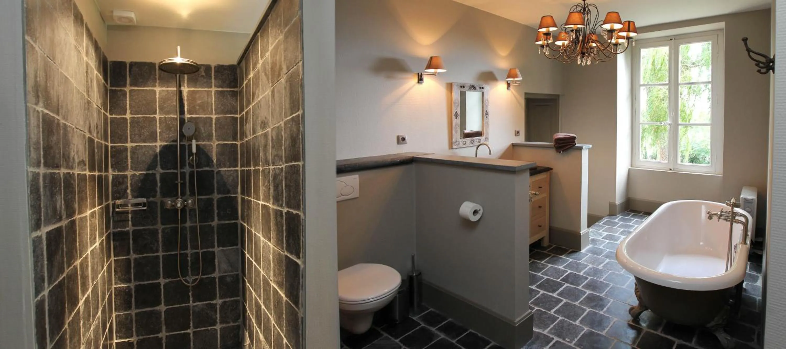 Bathroom in Château de Planchevienne