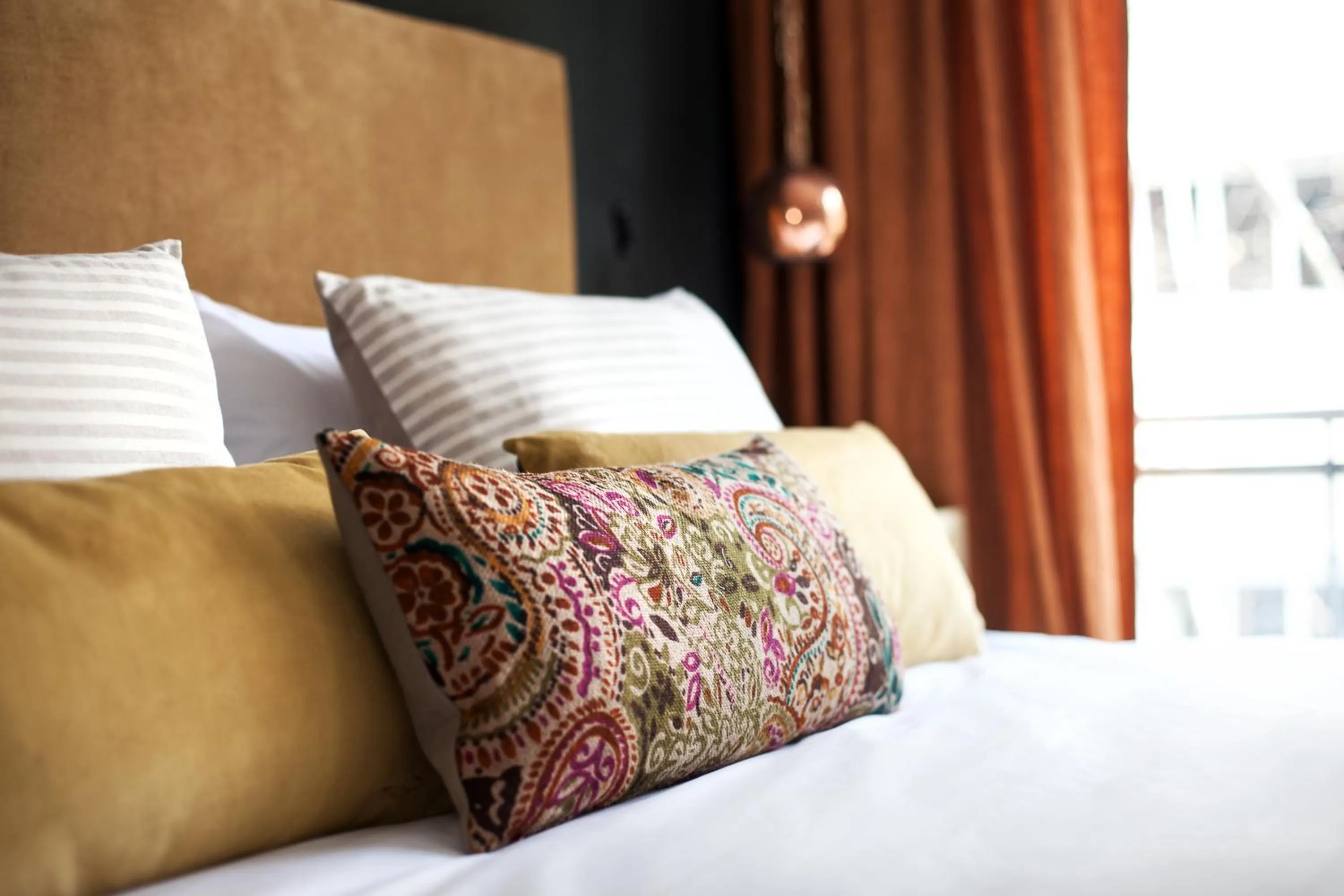 Decorative detail, Bed in Casa Bevant Hotel Boutique