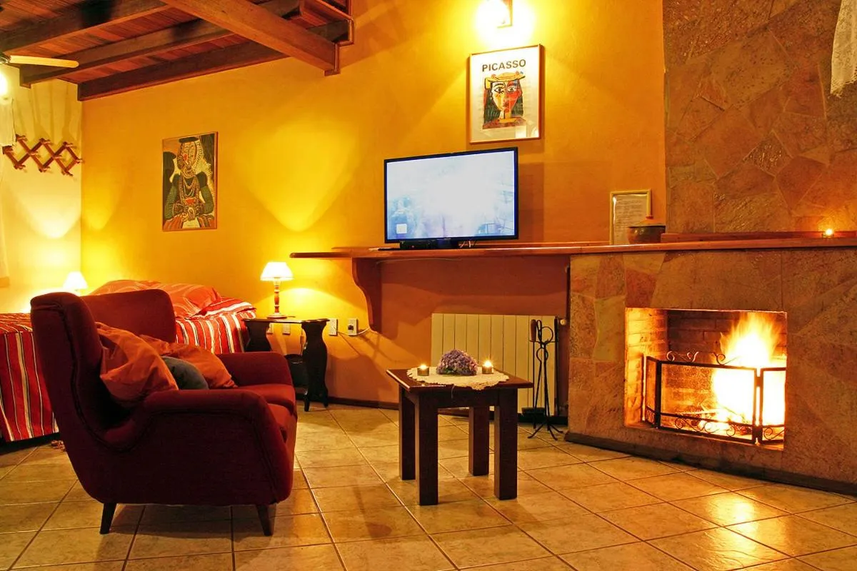 Living room in Chalets do Vale