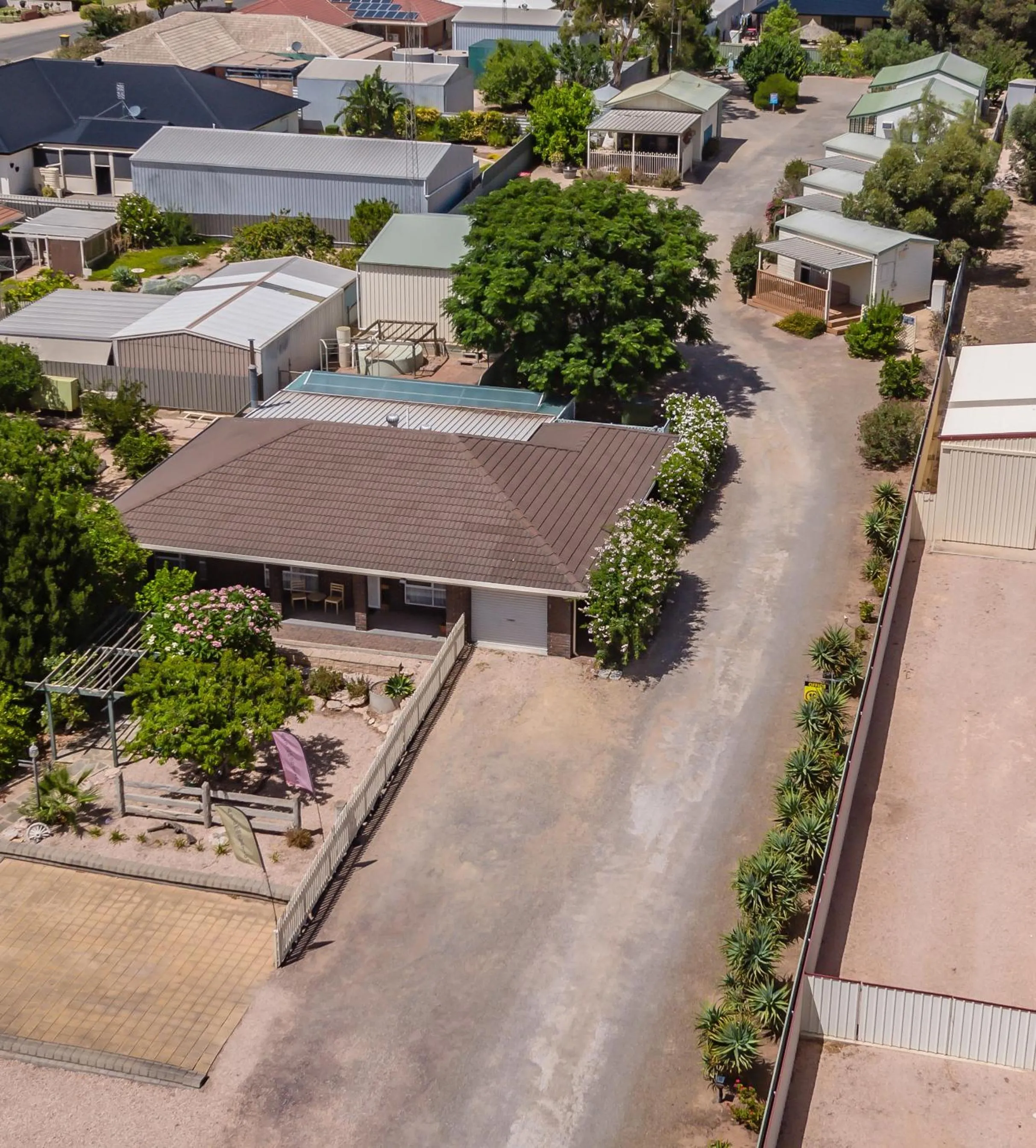 Bird's eye view in Moonta Bay Accommodation