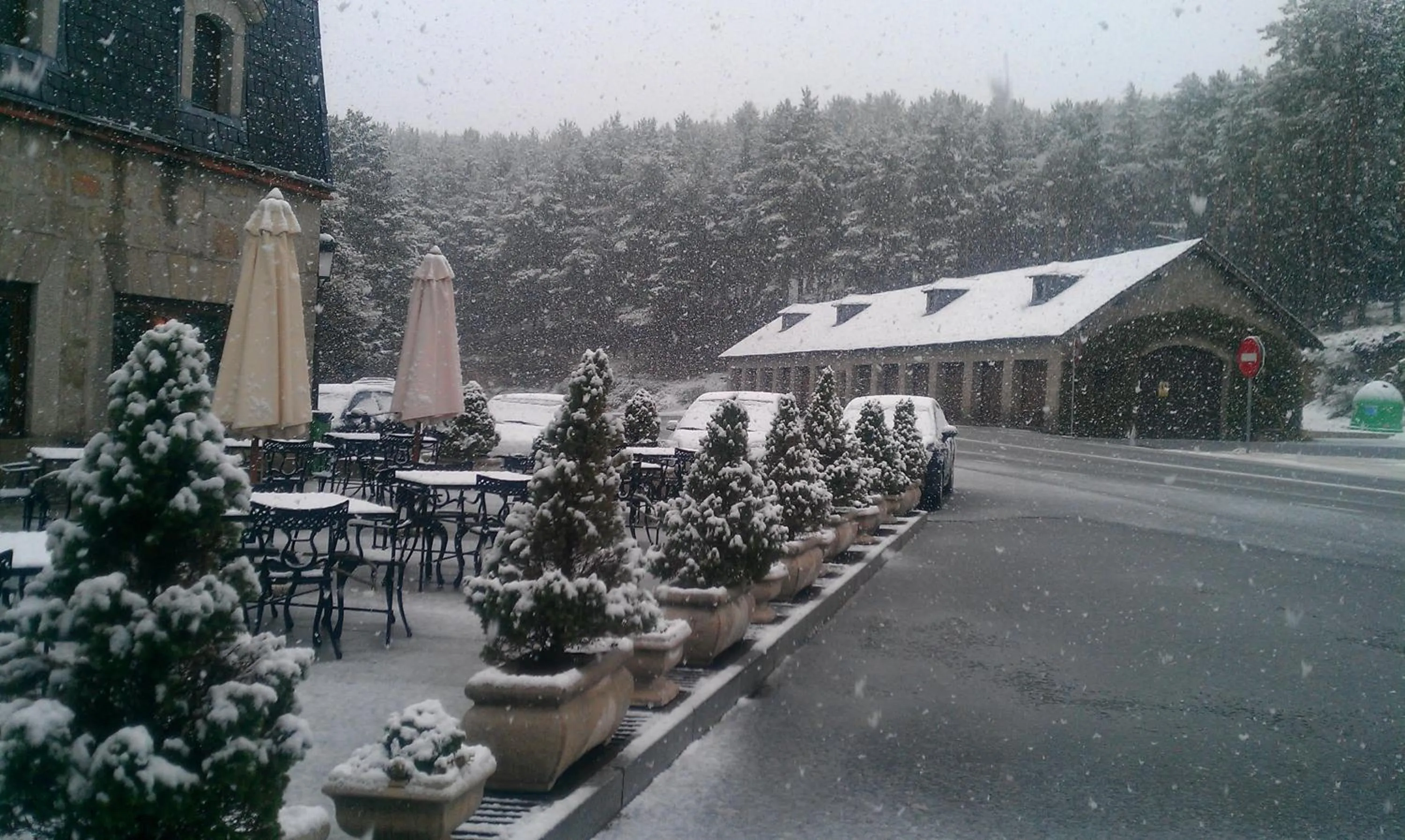 Facade/entrance in Parador de Gredos