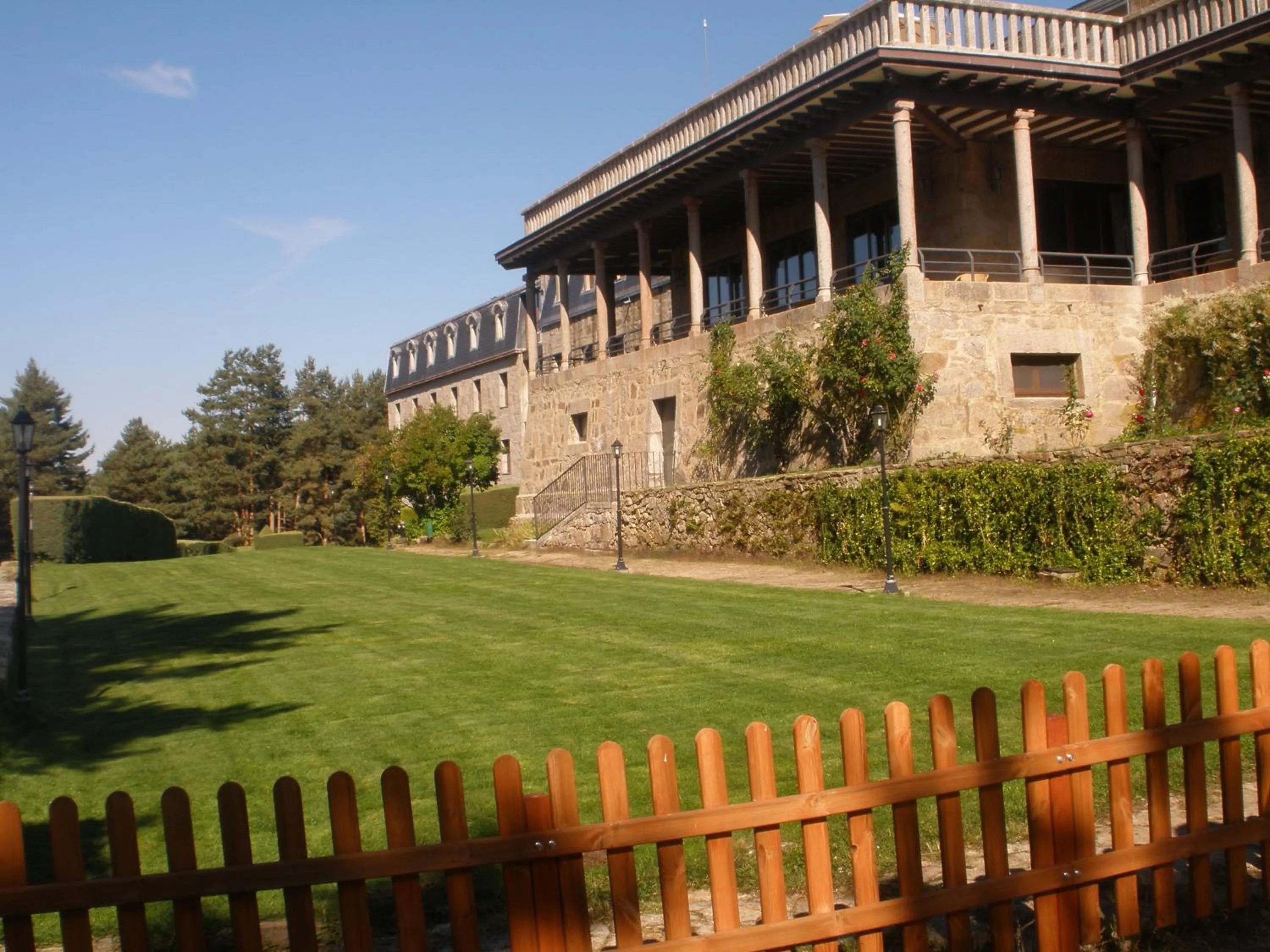 Garden in Parador de Gredos