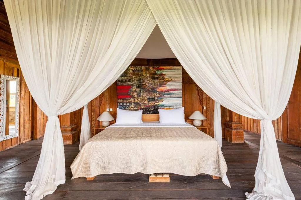 Bed in Alami Boutique Villas & Resort