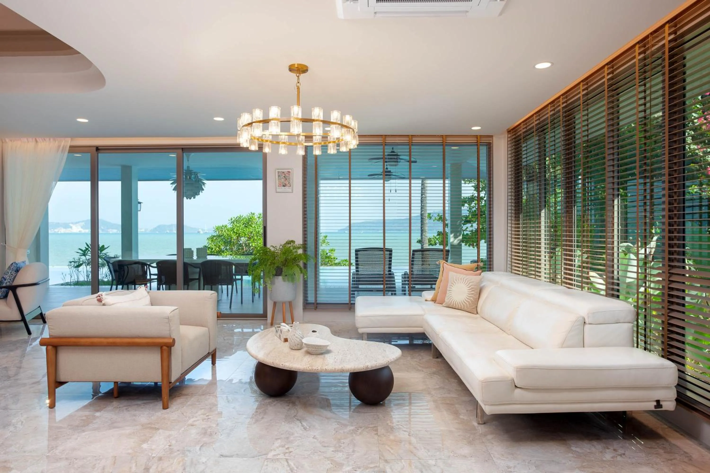 Living room in Fisherman Way Beach Villa