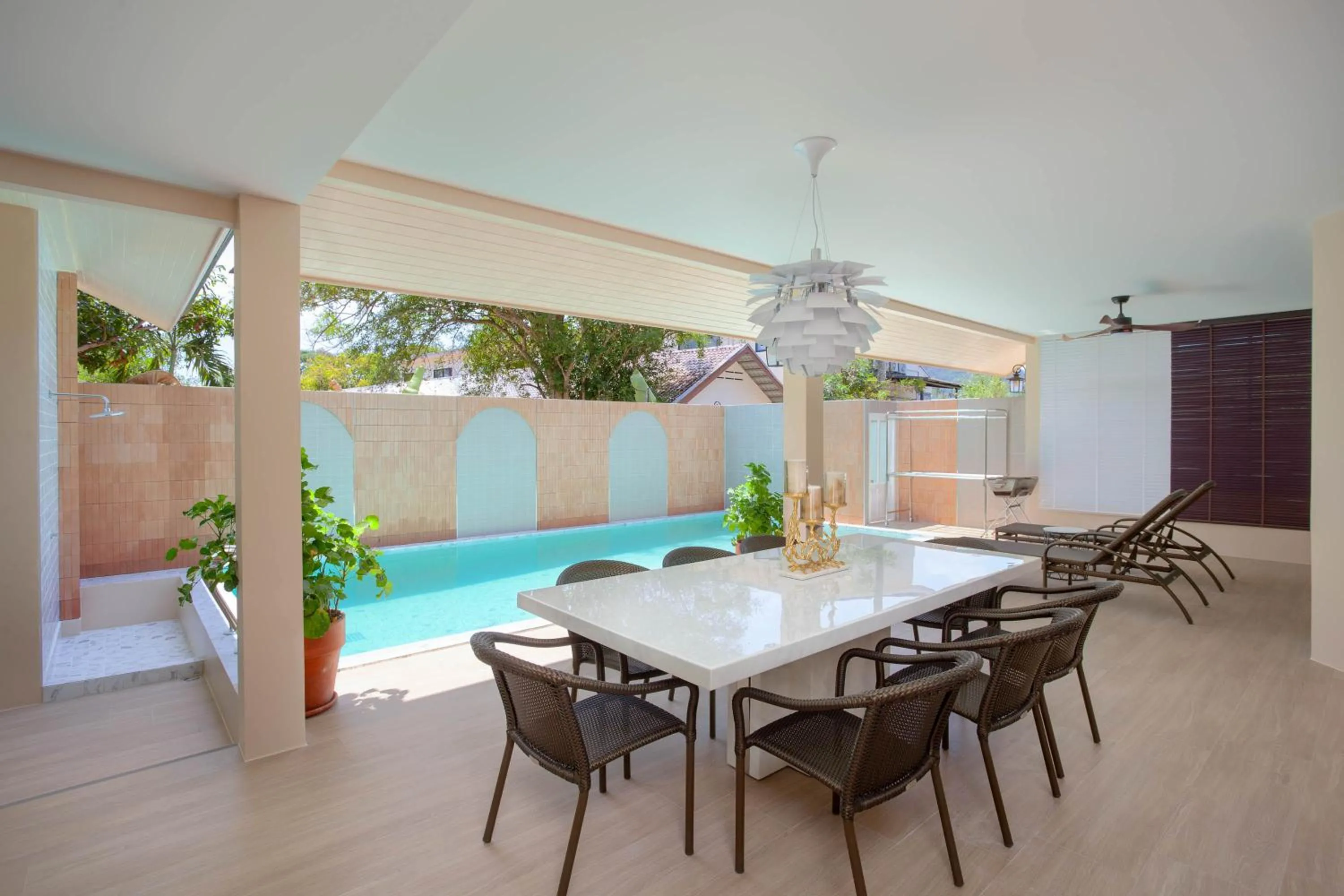 Dining area in Fisherman Way Beach Villa