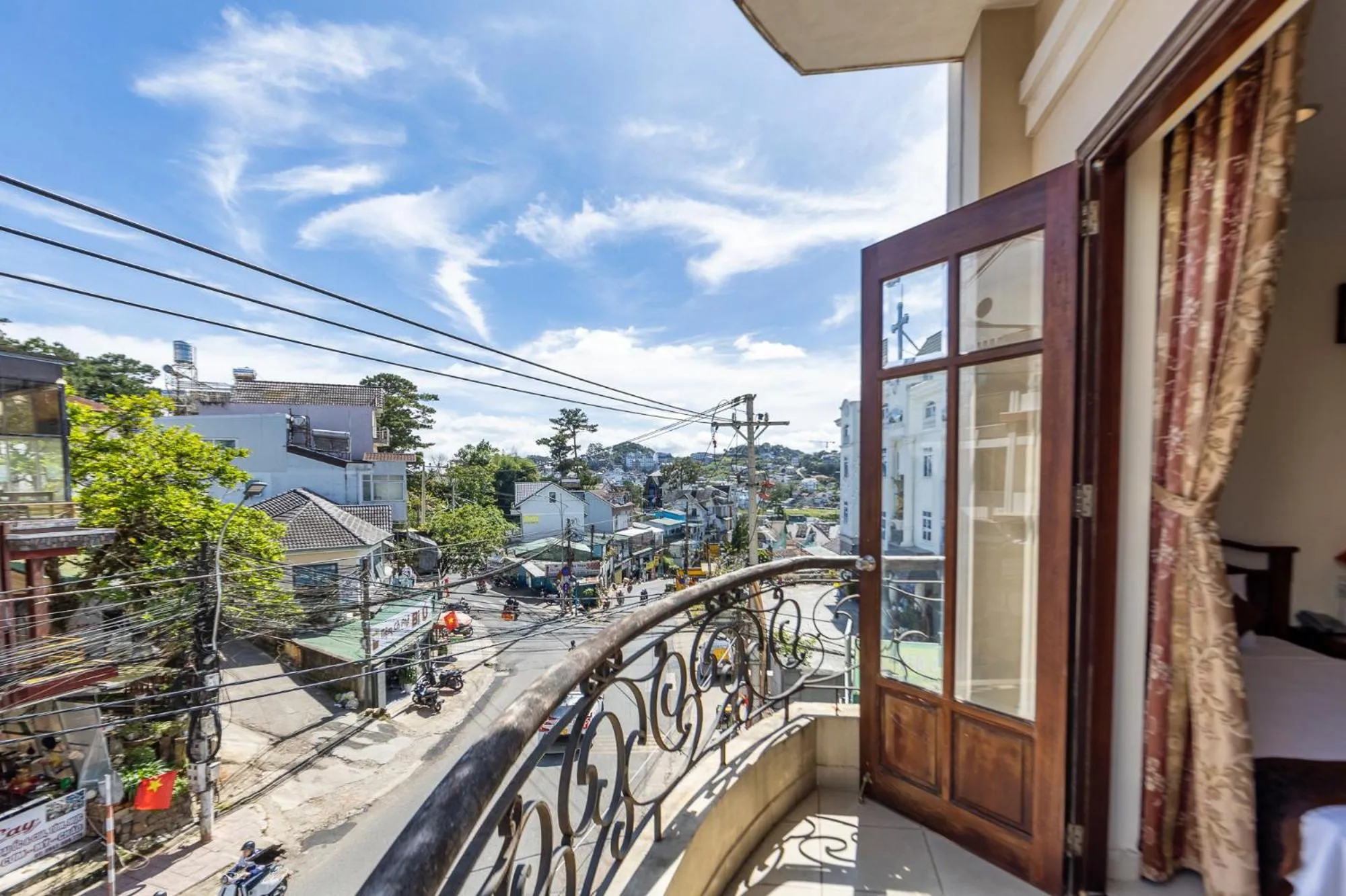 View (from property/room) in Hùng Phong Hotel - Near Dalat Market