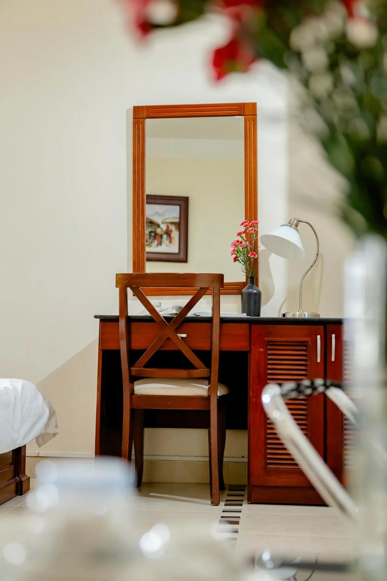 Seating area in Hùng Phong Hotel - Near Dalat Market
