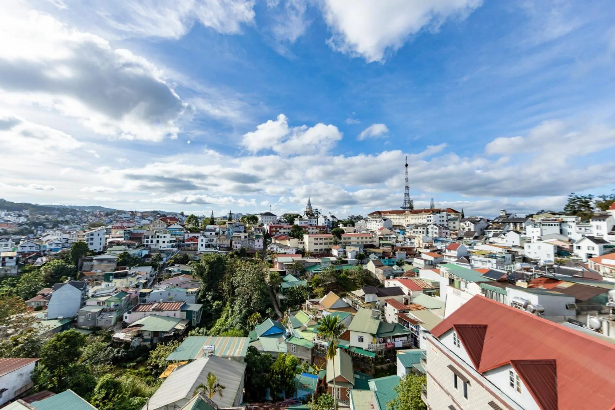 Natural landscape in Hùng Phong Hotel - Near Dalat Market