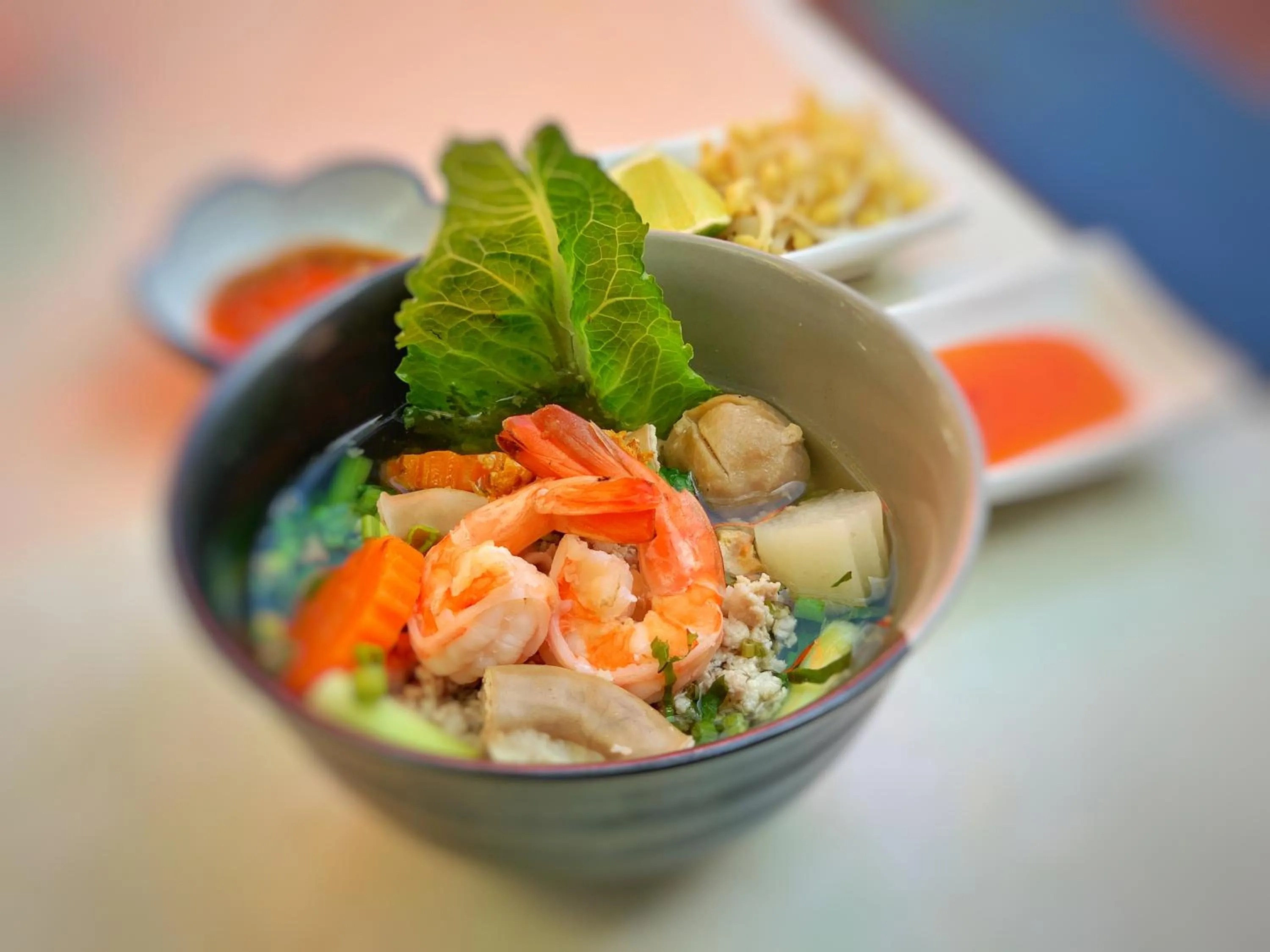 Asian breakfast in The Bliss Angkor