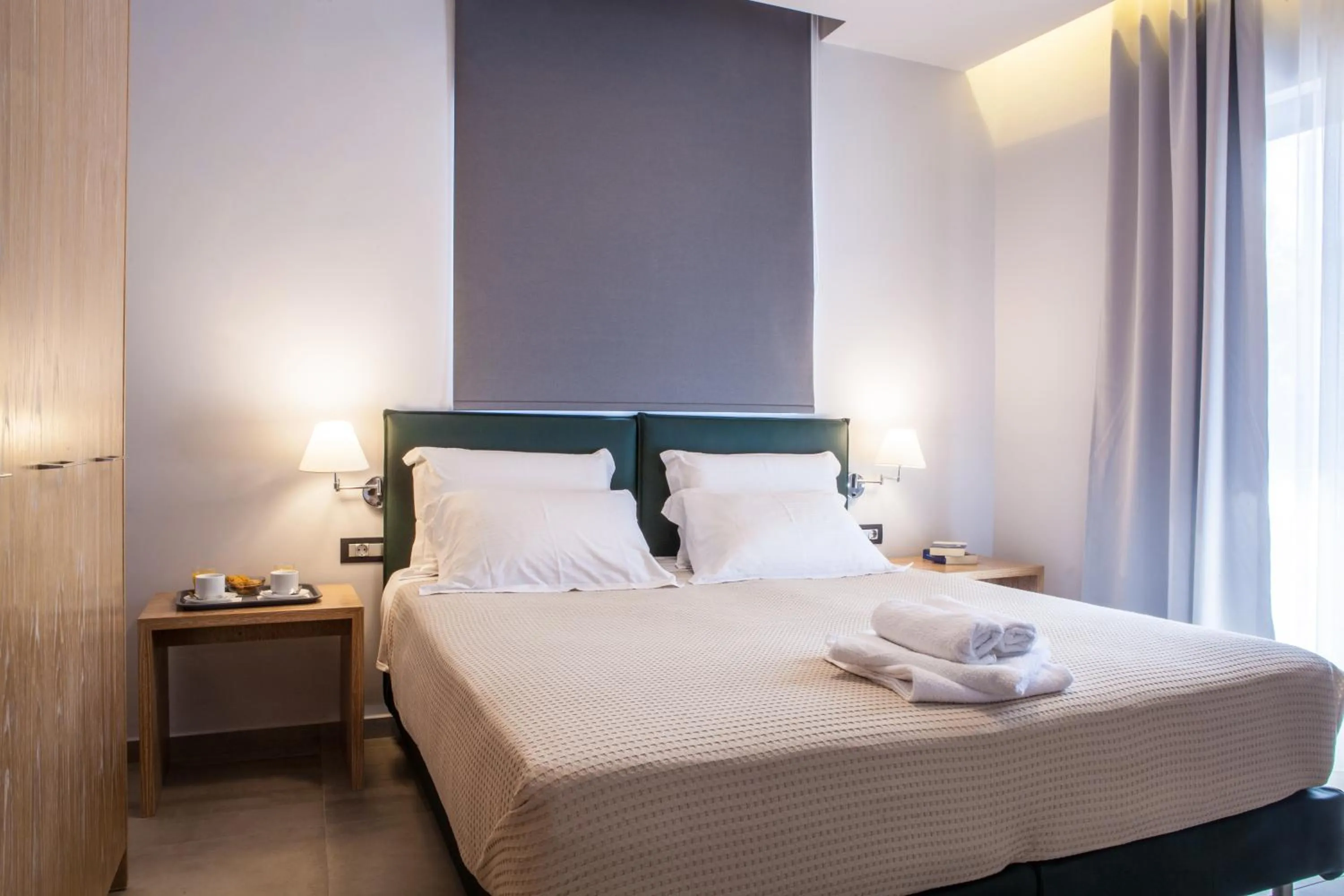 Coffee/tea facilities, Bed in Anemos Rooms & Apartments