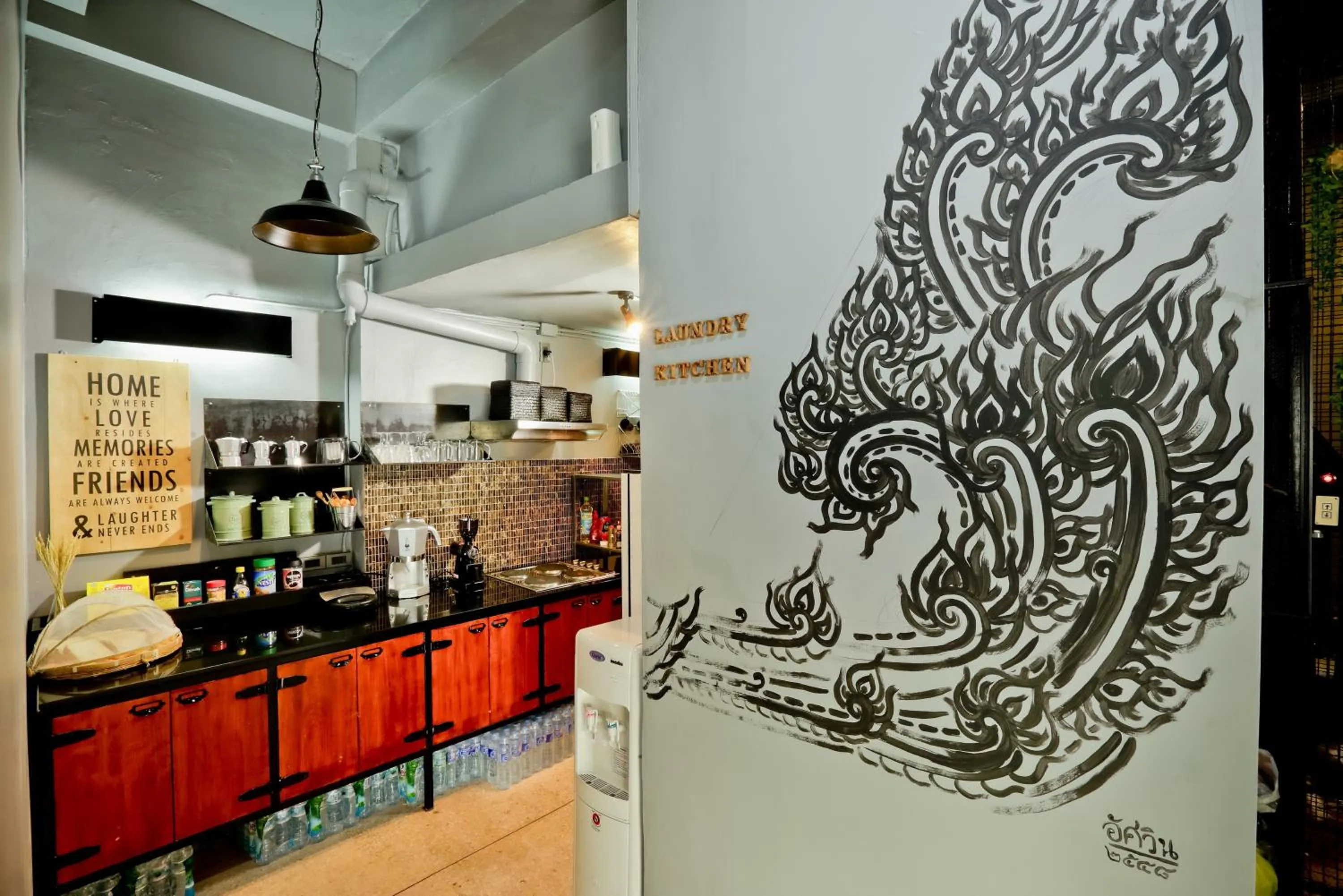 Decorative detail in Bangkok Bed and Bike