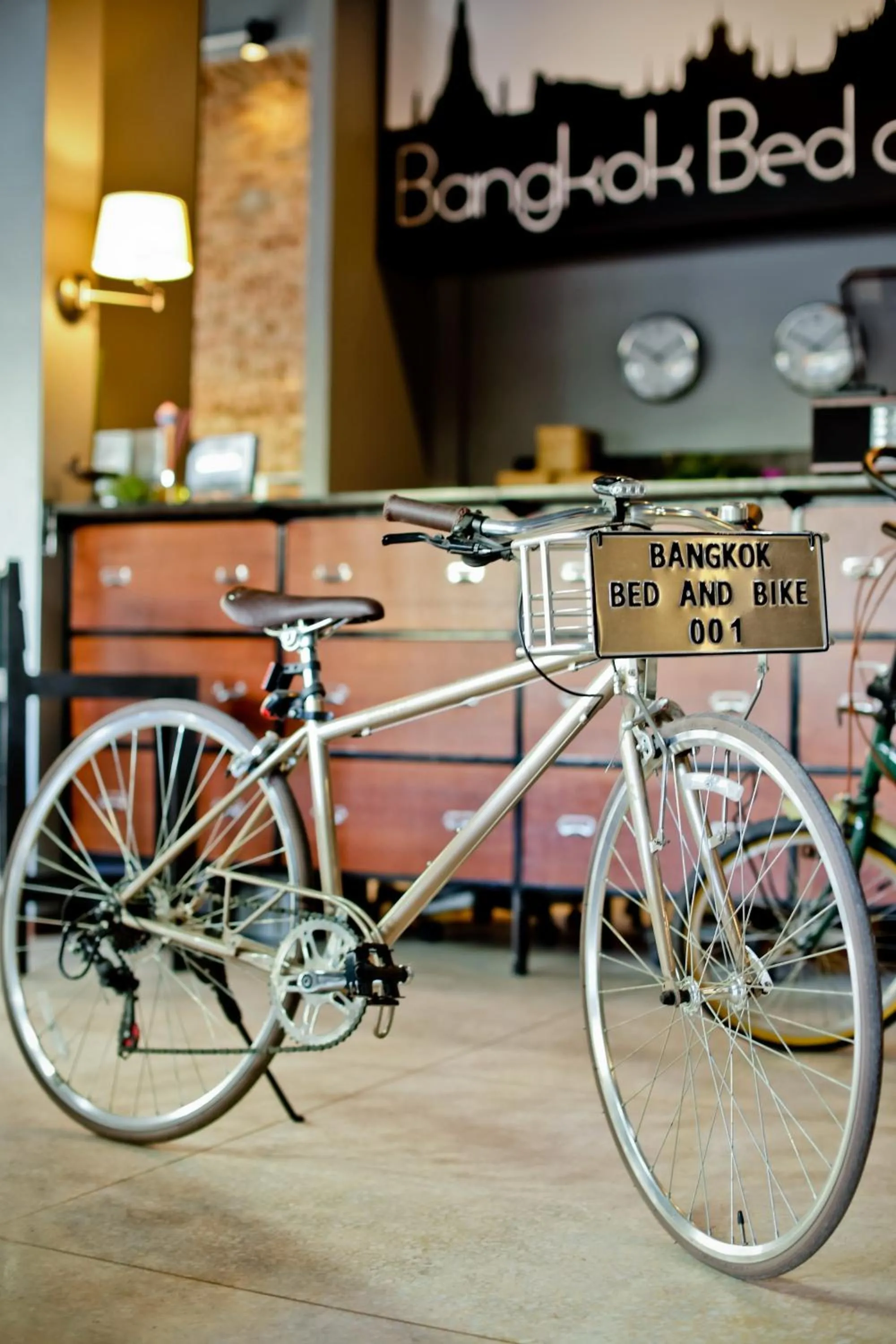 Decorative detail in Bangkok Bed and Bike