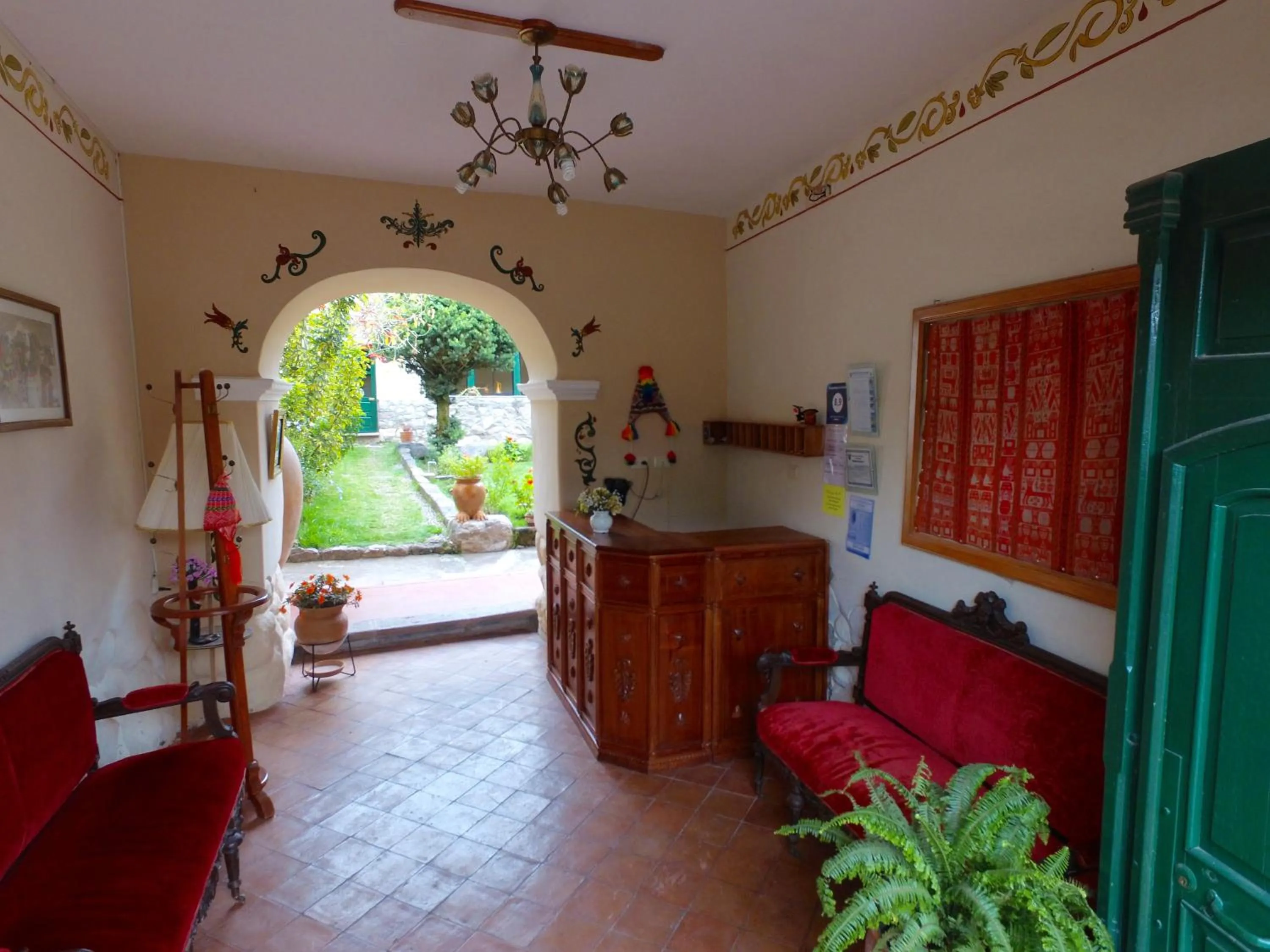 Living room in Hospedaje La Florida