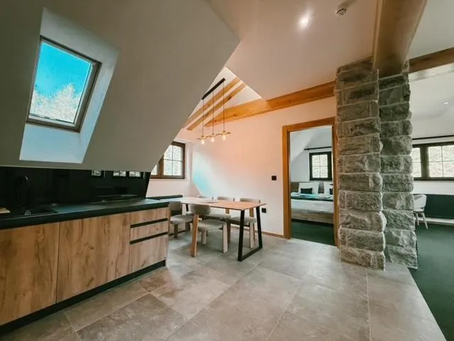 Kitchen or kitchenette in Angelina Apart&Spa