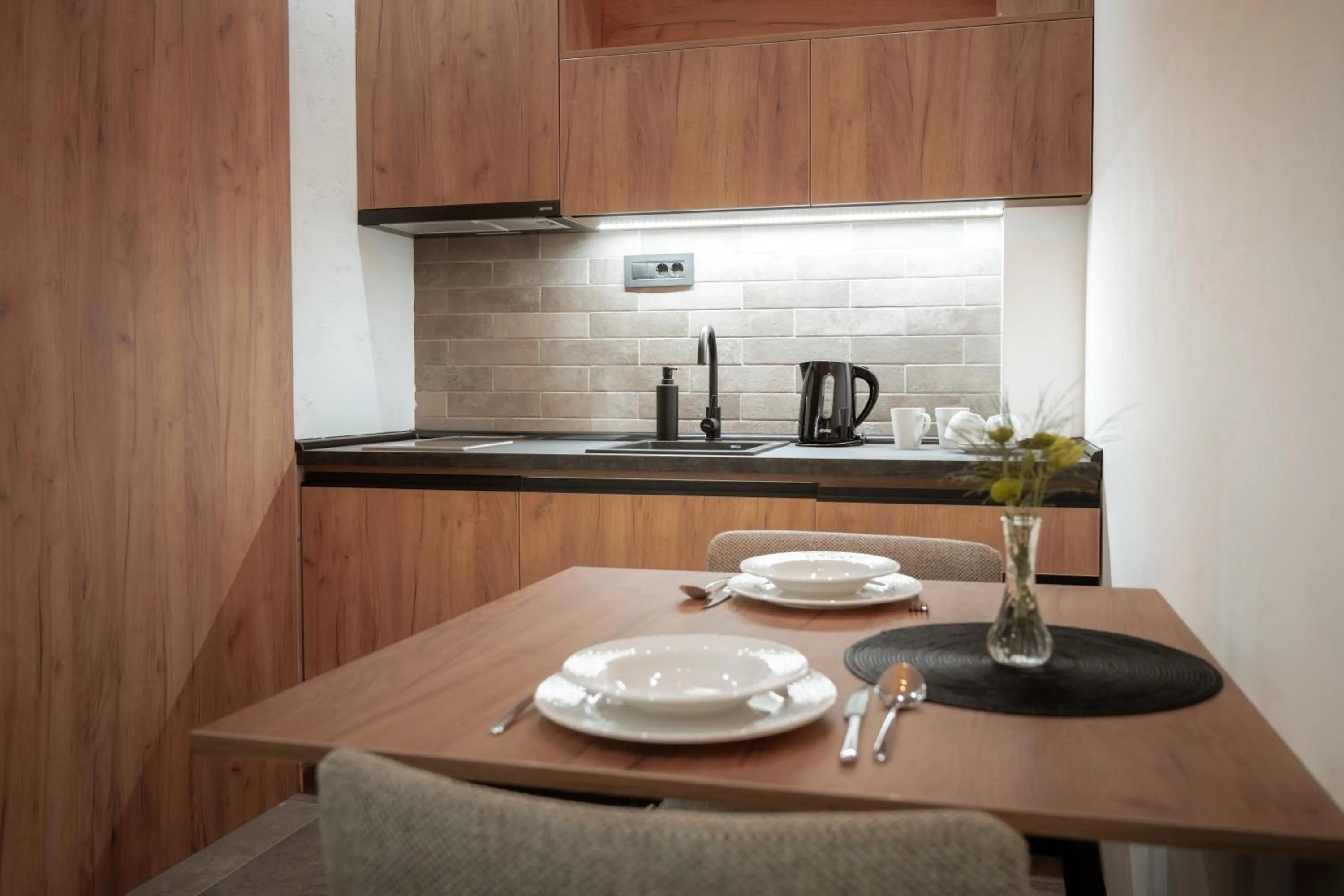 Kitchen or kitchenette in Angelina Apart&Spa
