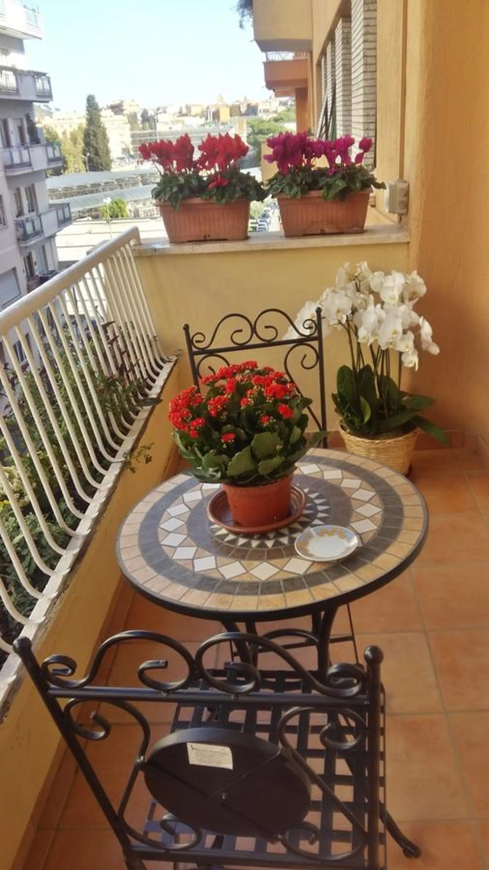 Balcony/Terrace in Le Scalette Al Vaticano B&B